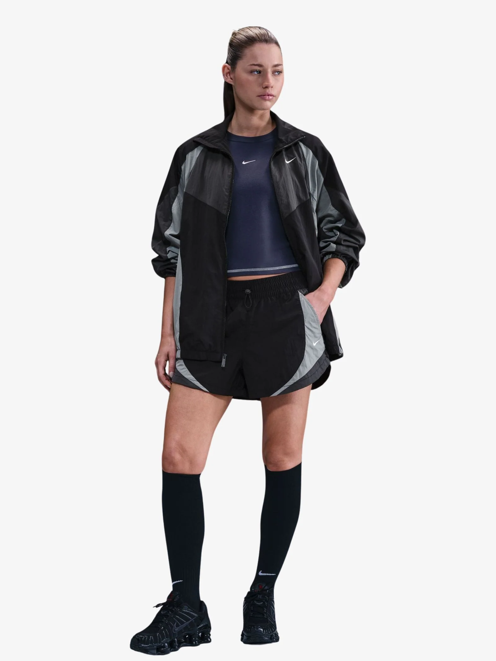 Women's Mid-Rise Loose 3" Track Shorts