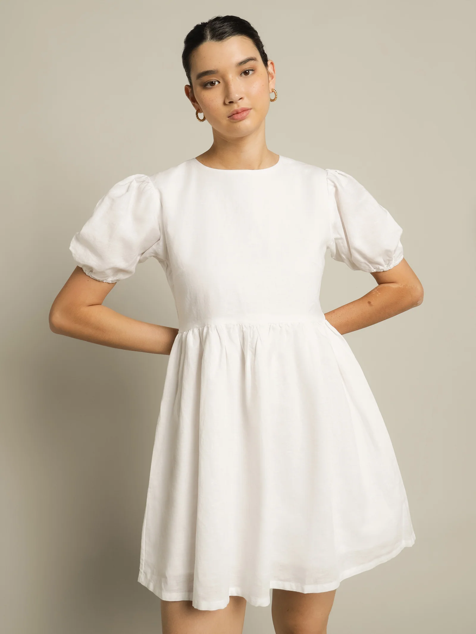 Nima Linen Mini Dress