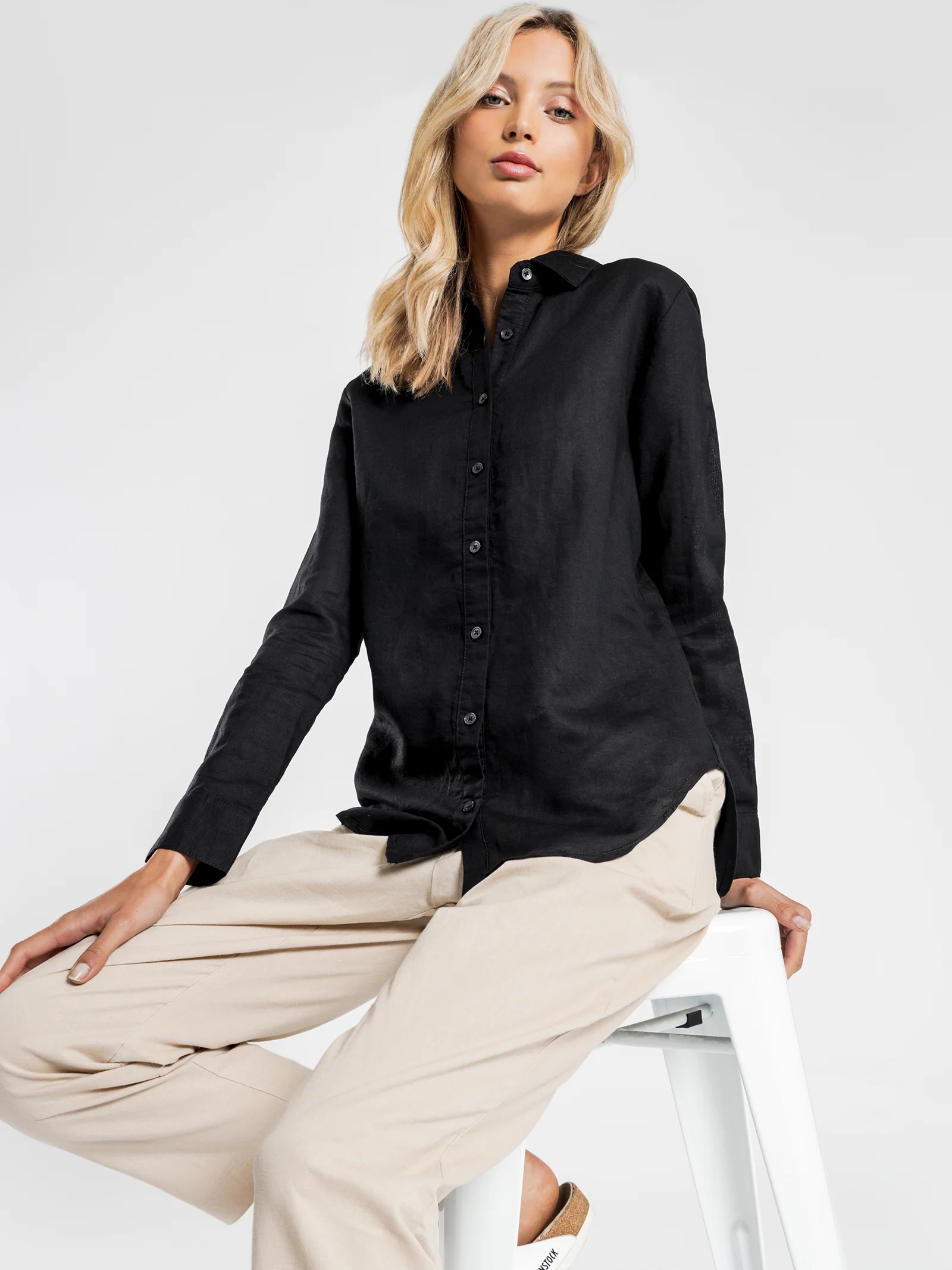 Nude Classic Linen Shirt