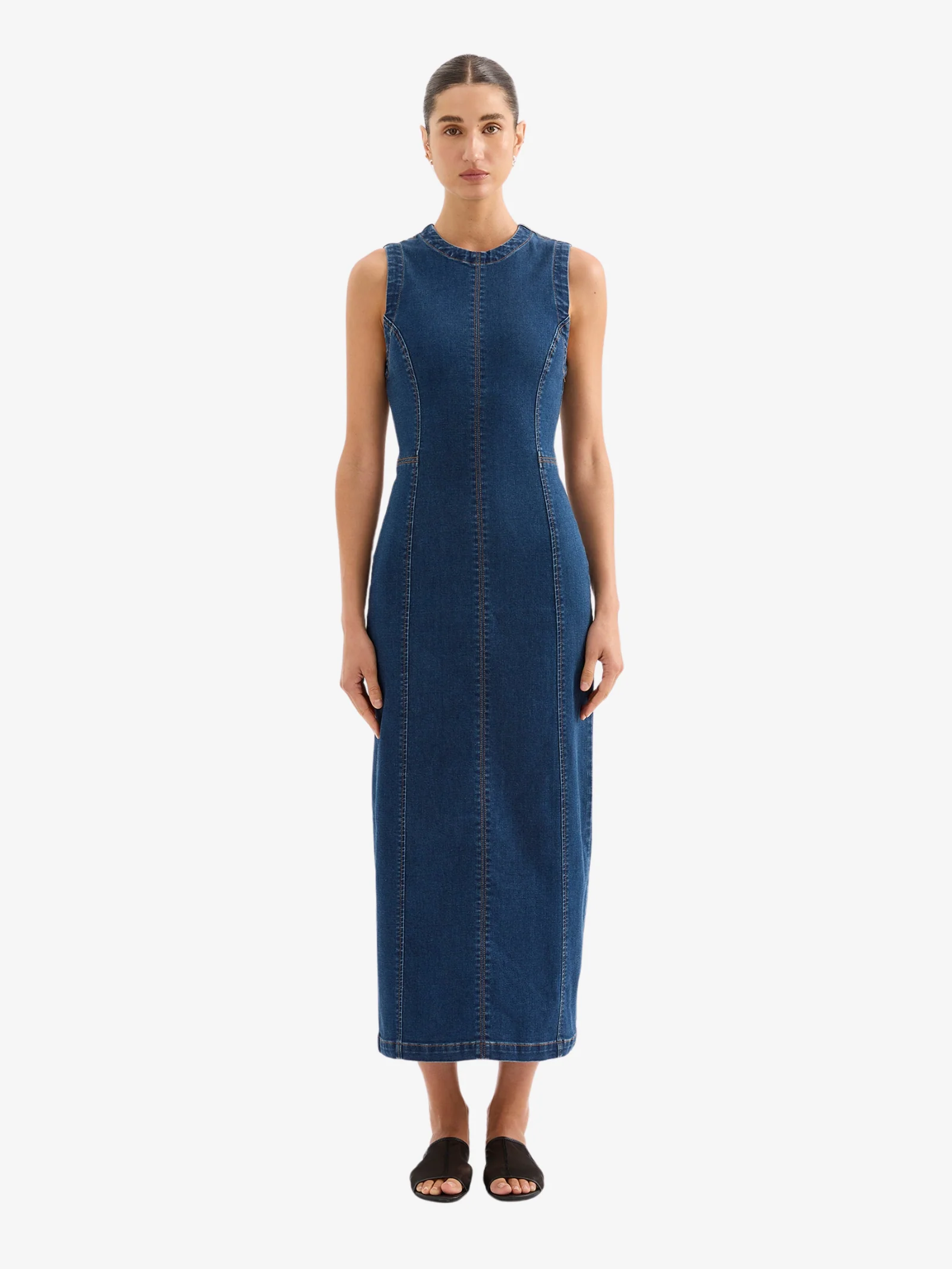 Ida Denim Maxi Dress