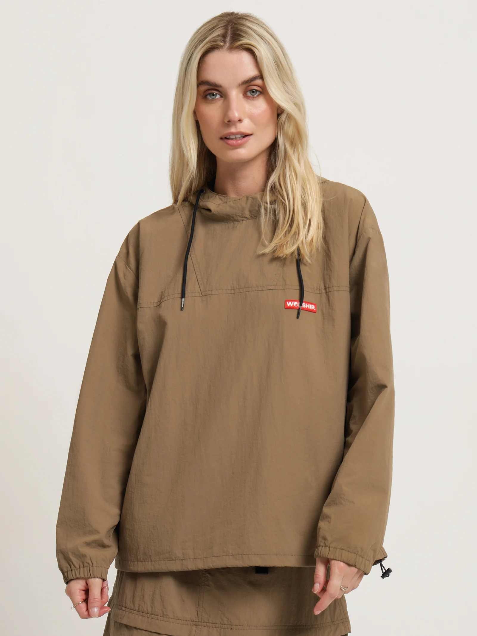 Nylon Pullover Jacket