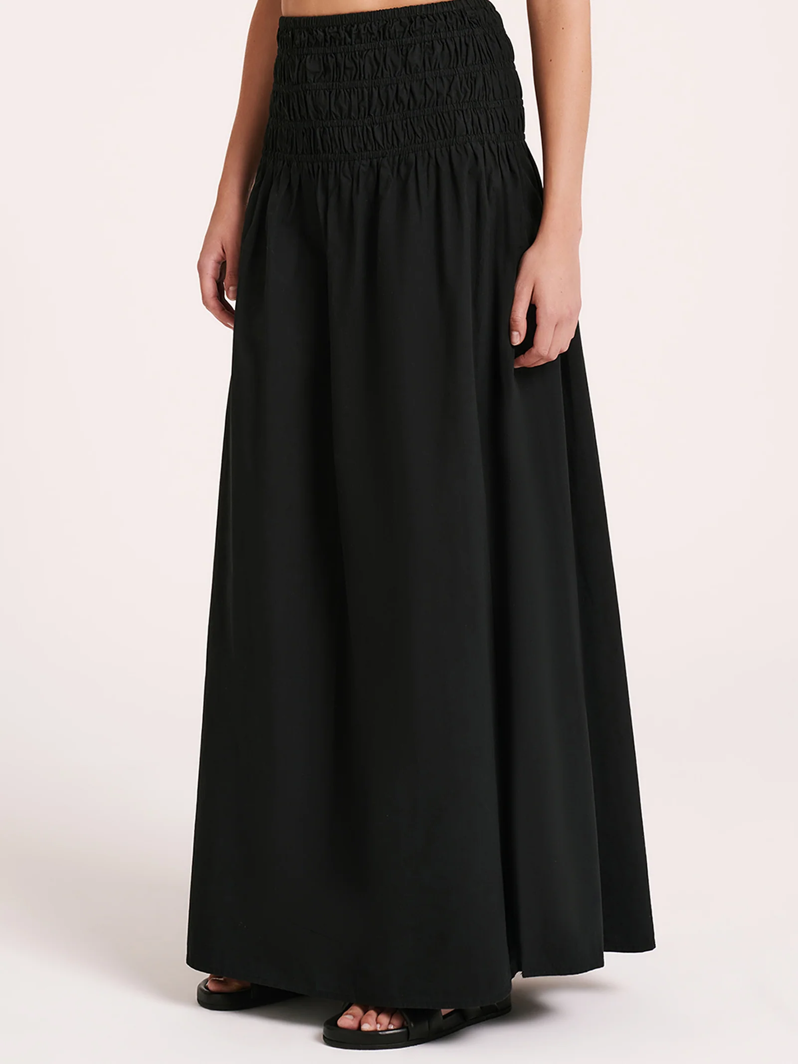 Oasis Poplin Maxi Skirt