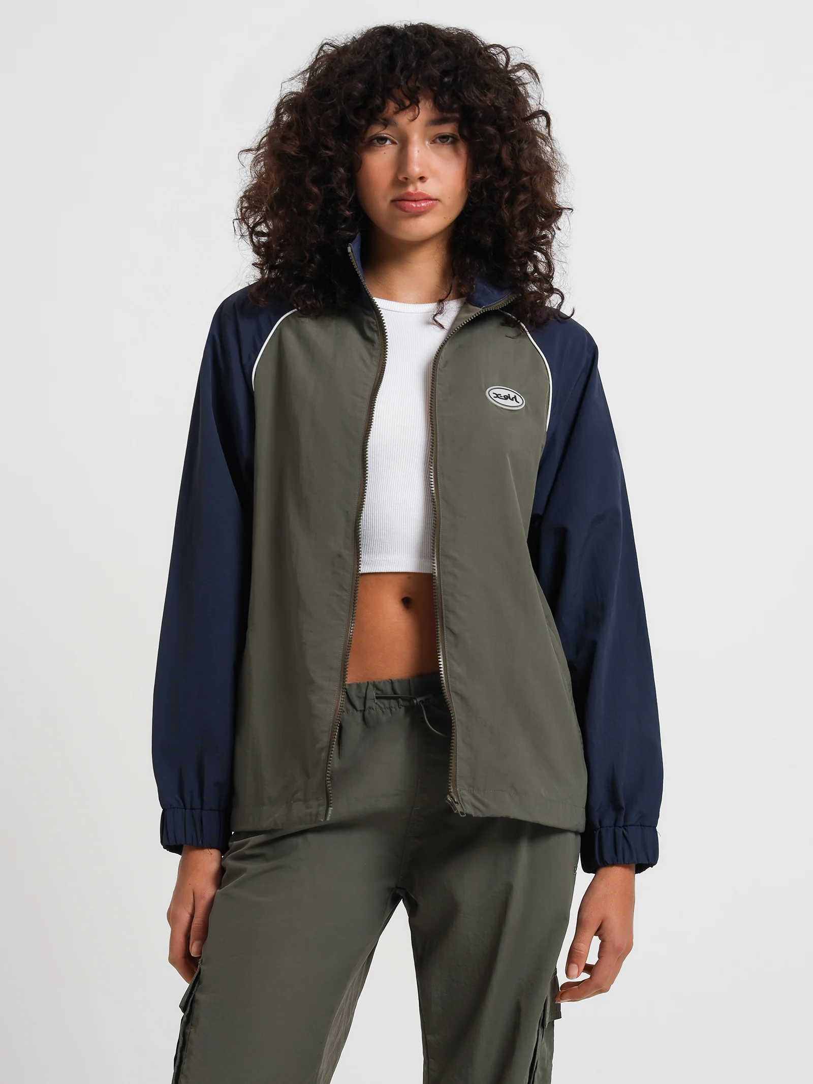 Panelled Nylon Jacket