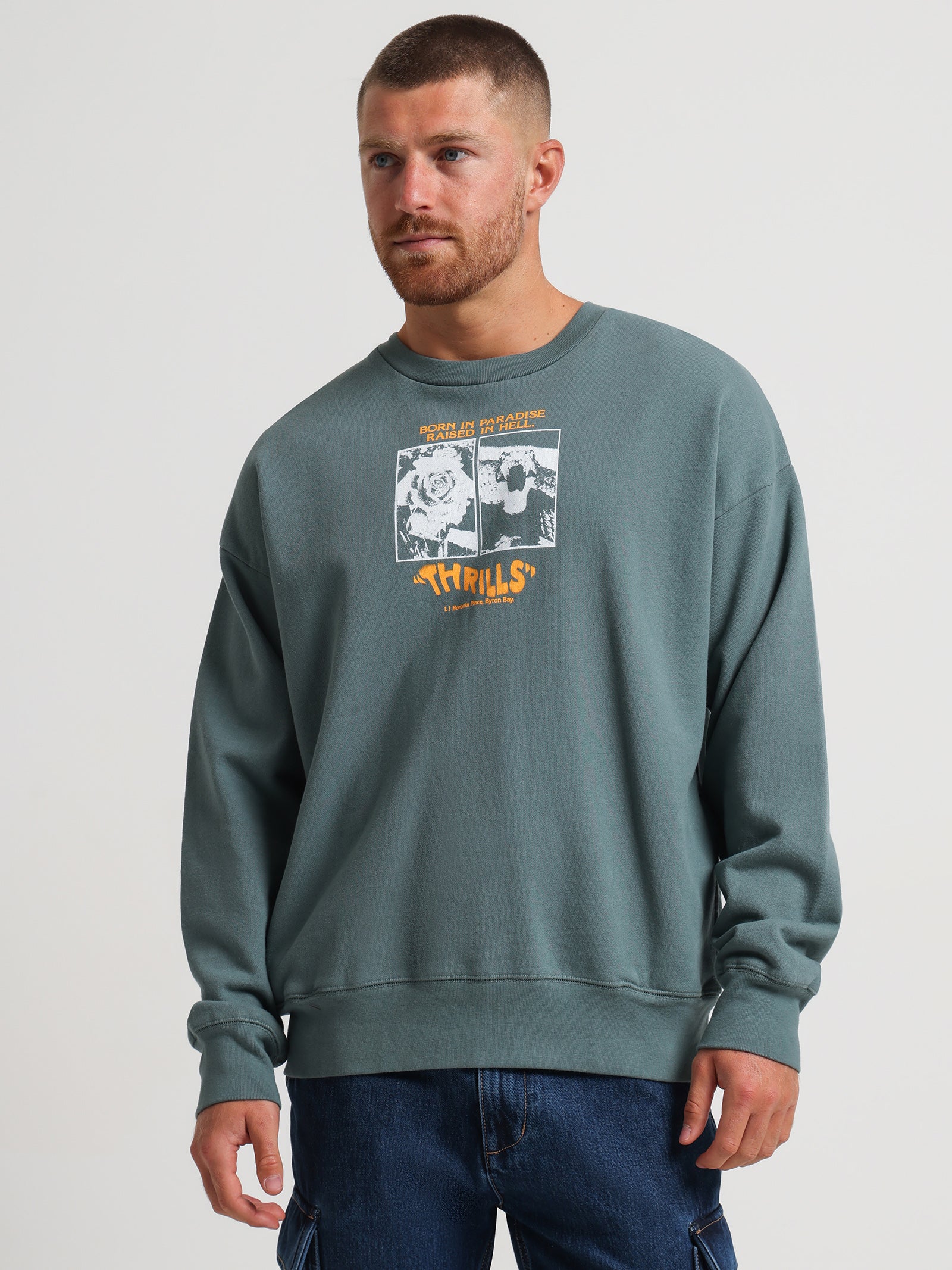 Petal Vision Slouch Crew