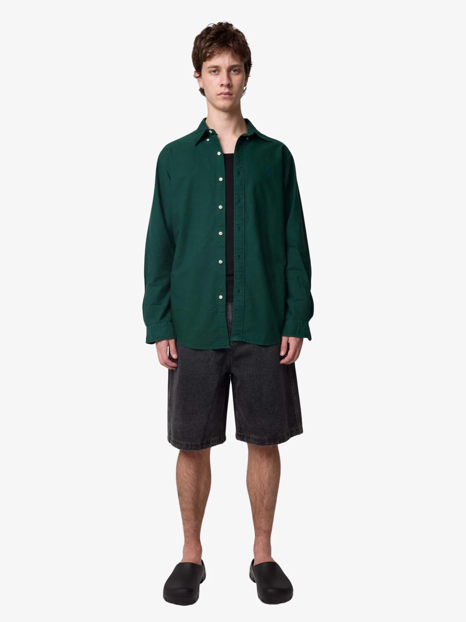 Garment-Dyed Oxford Shirt