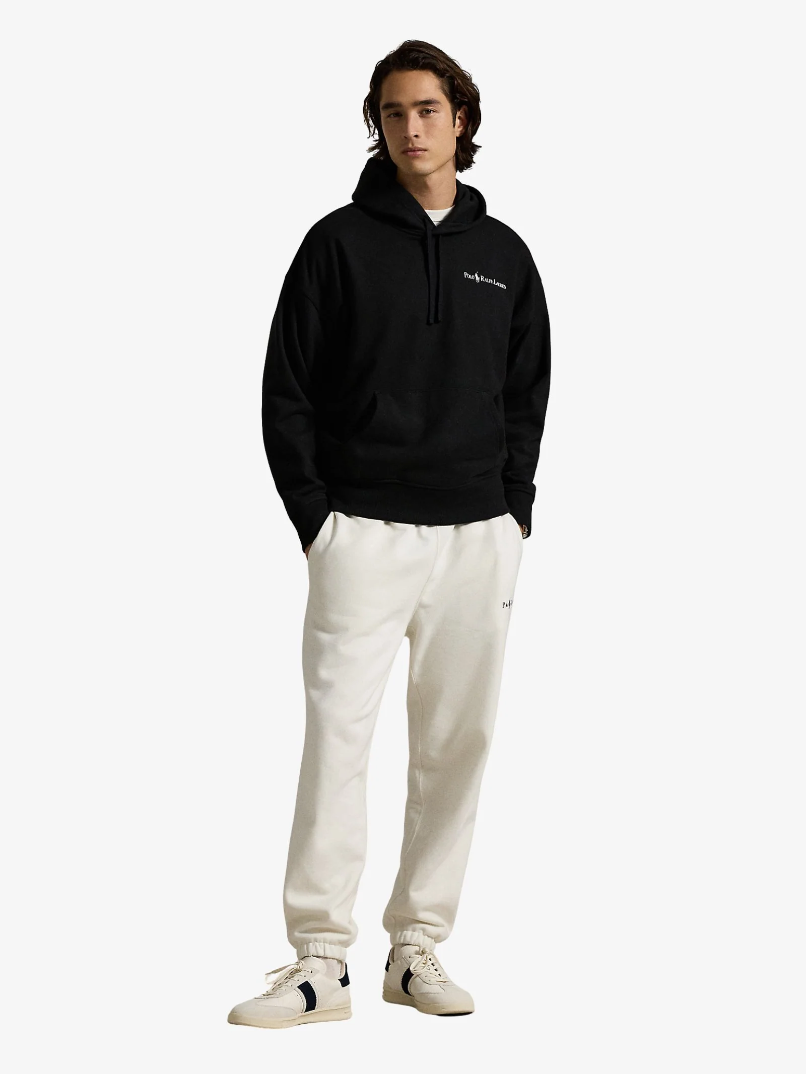 The Relaxed Fit Logo Fleece Hoodie