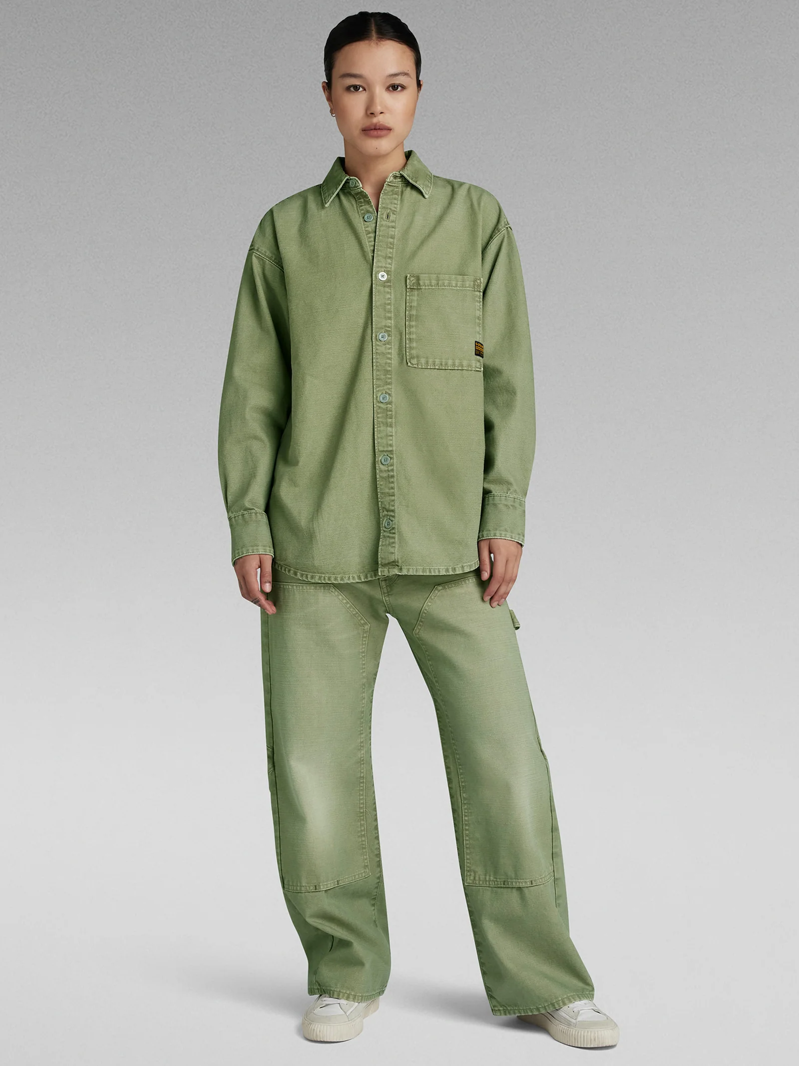 Relaxed Denim Overshirt - Image 2