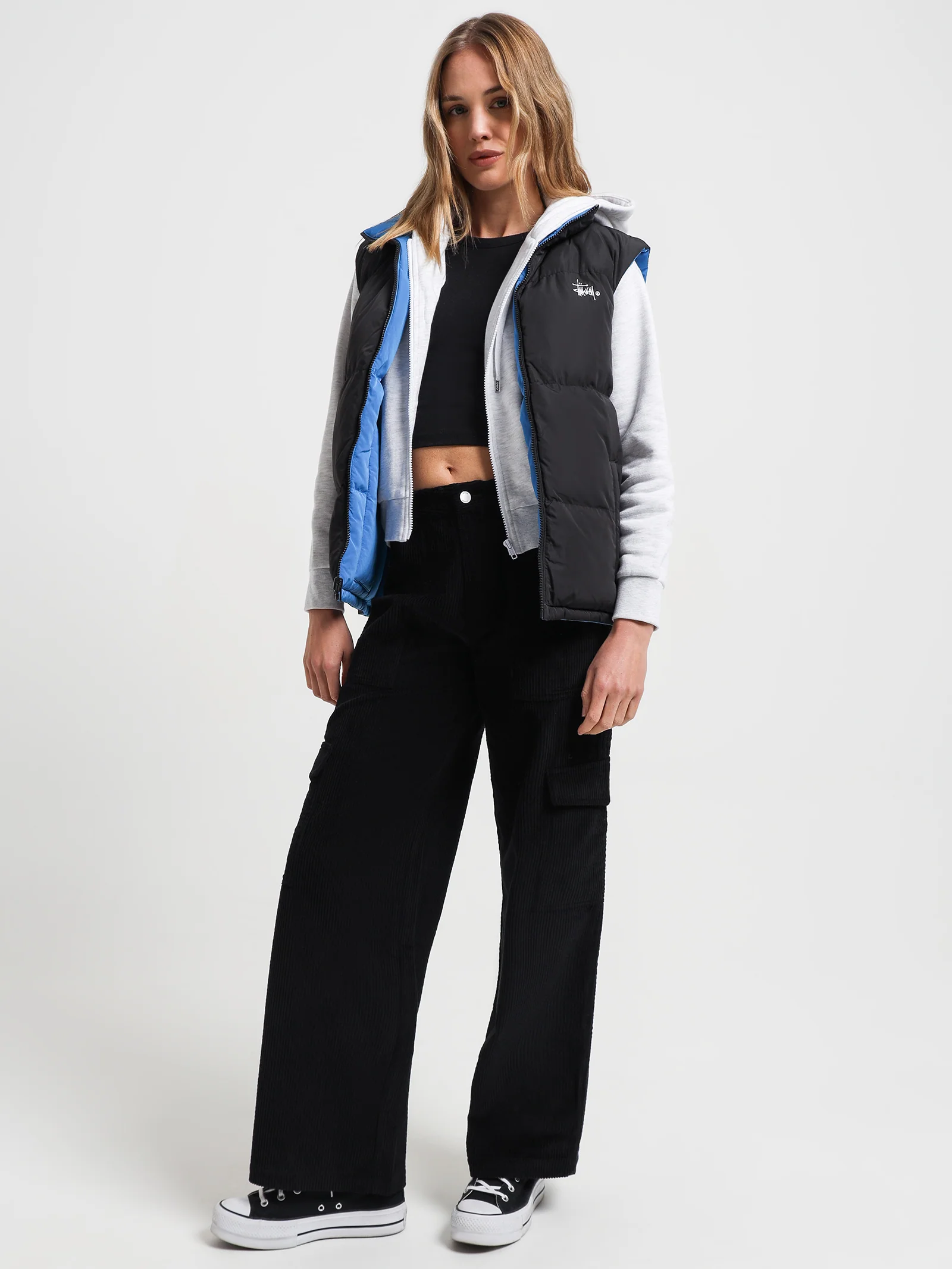 Reversible Graffiti Puffer Vest - Image 4