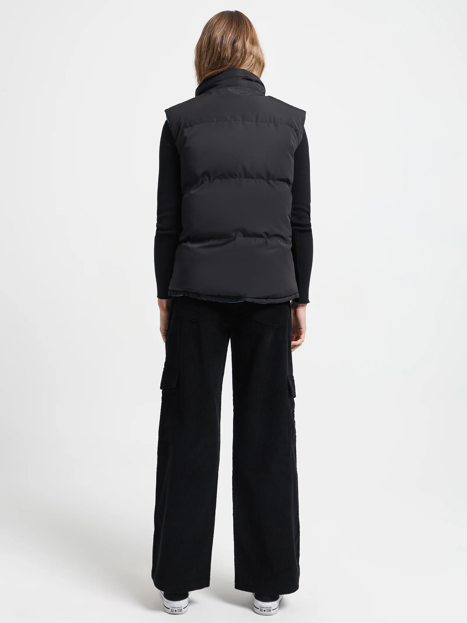 Reversible Graffiti Puffer Vest - Image 5