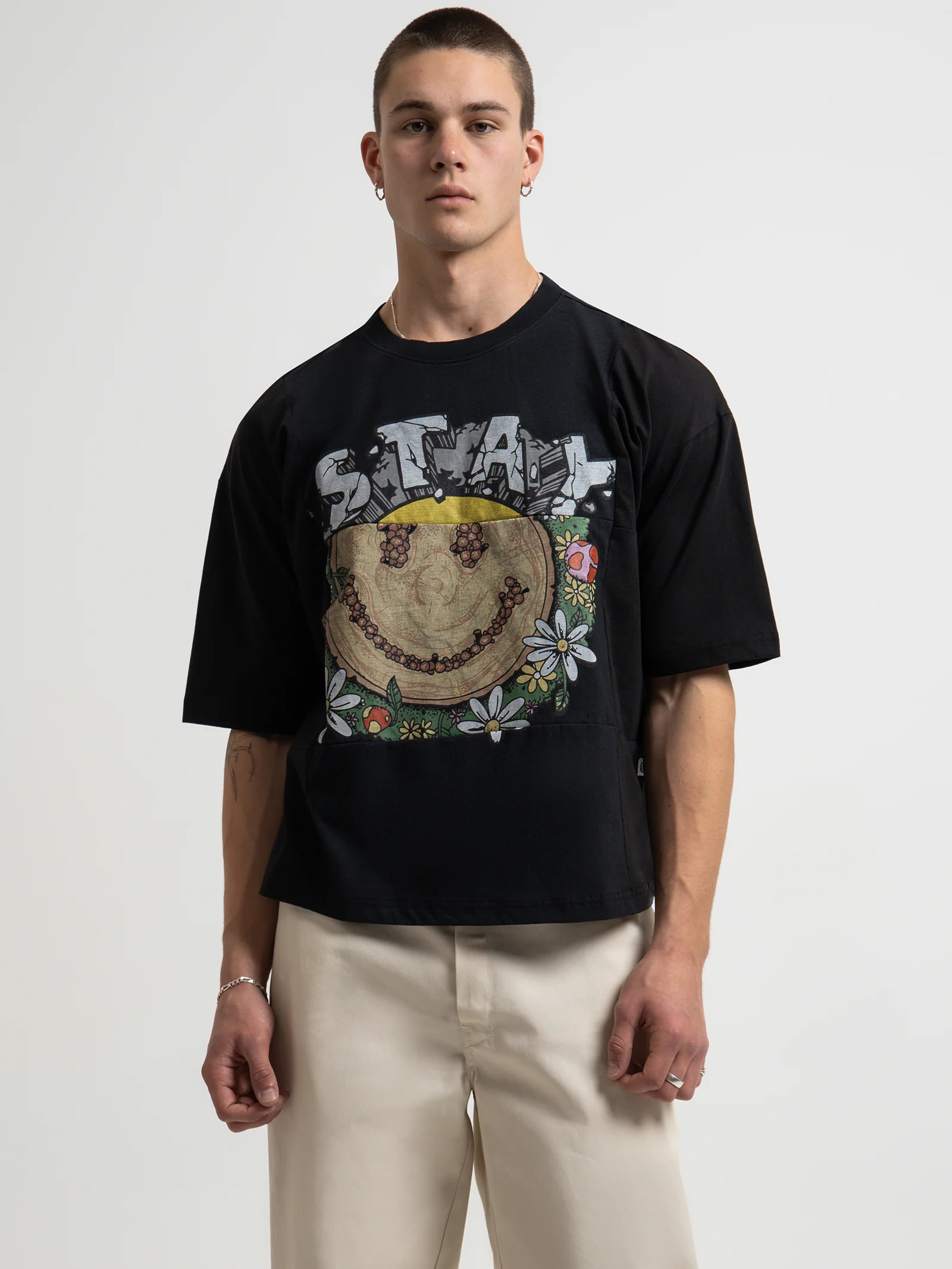 Reworked Grid T-Shirt