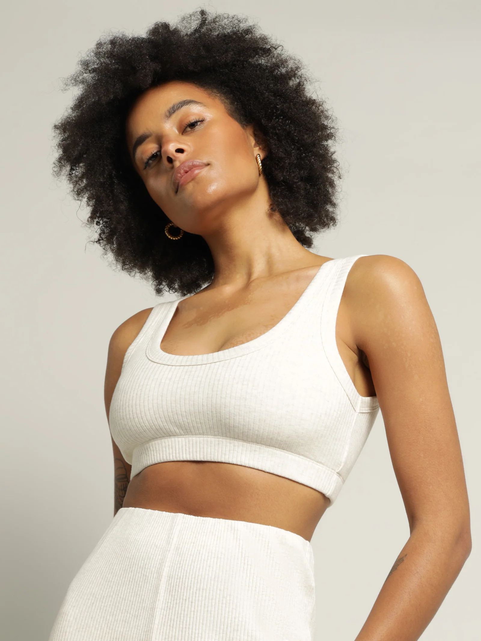 Ribbed Lounge Crop Top