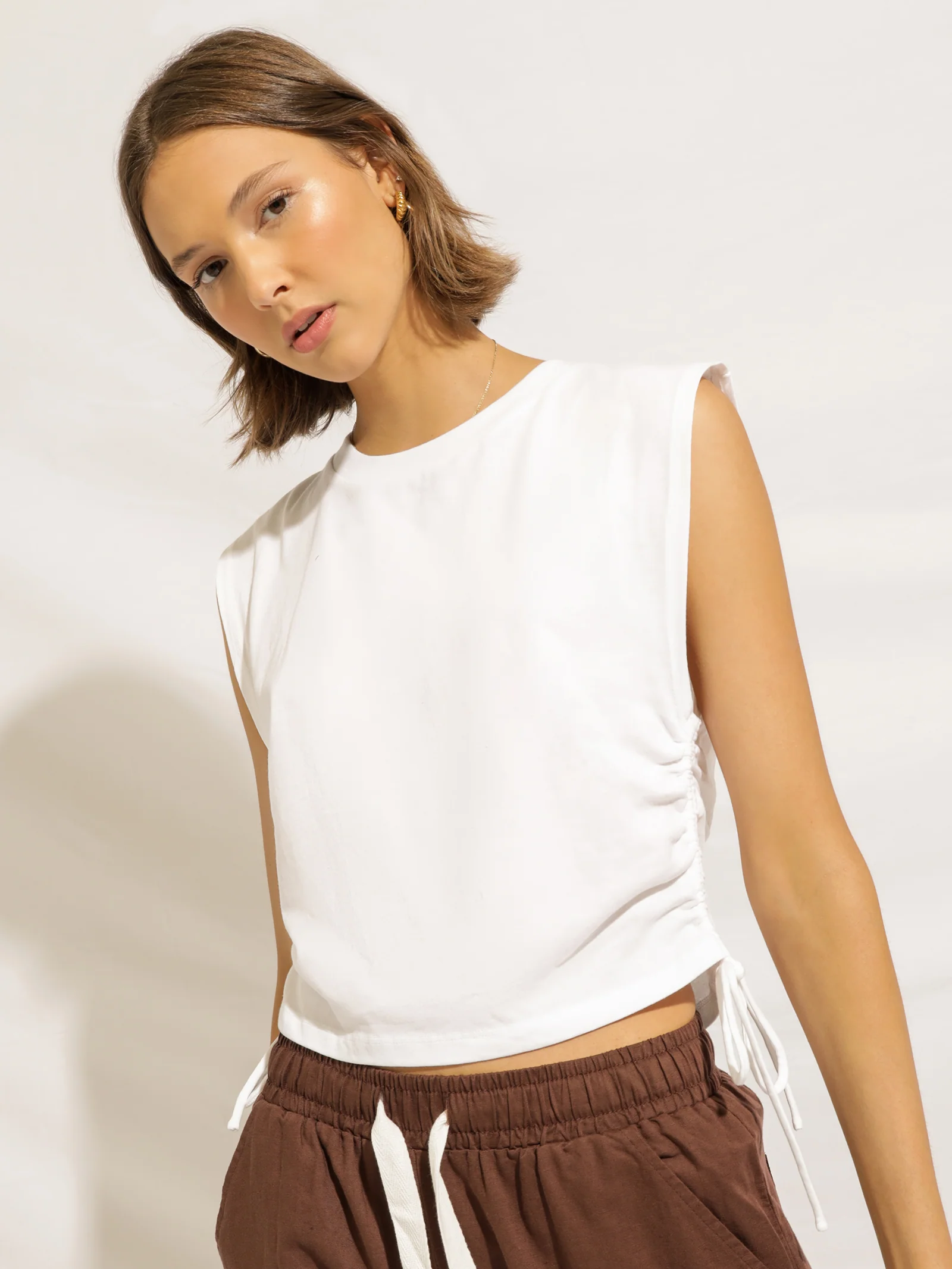 Rowan Organic Drawstring Tank