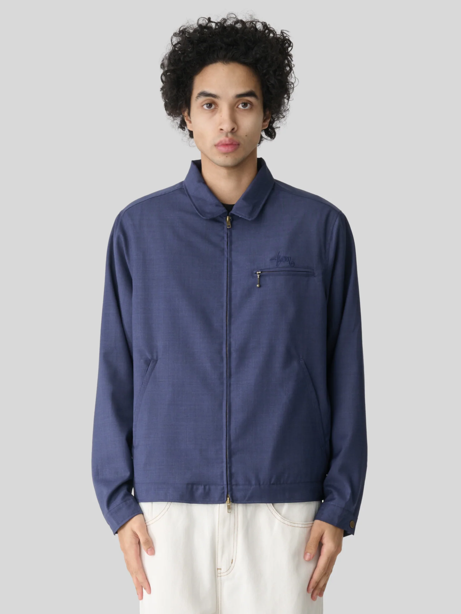 Gaberdine Zip Jacket