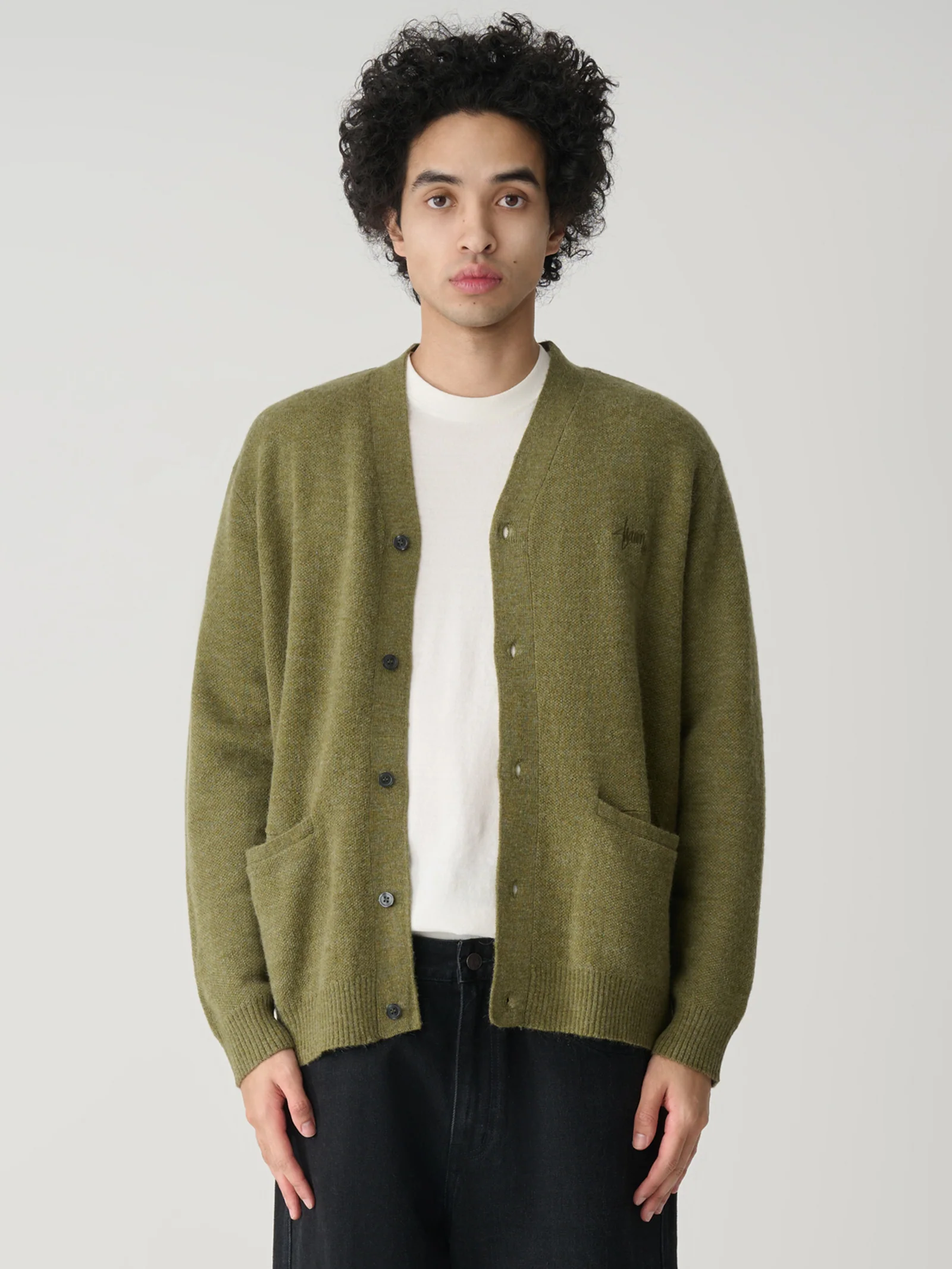 Knit Script Cardigan
