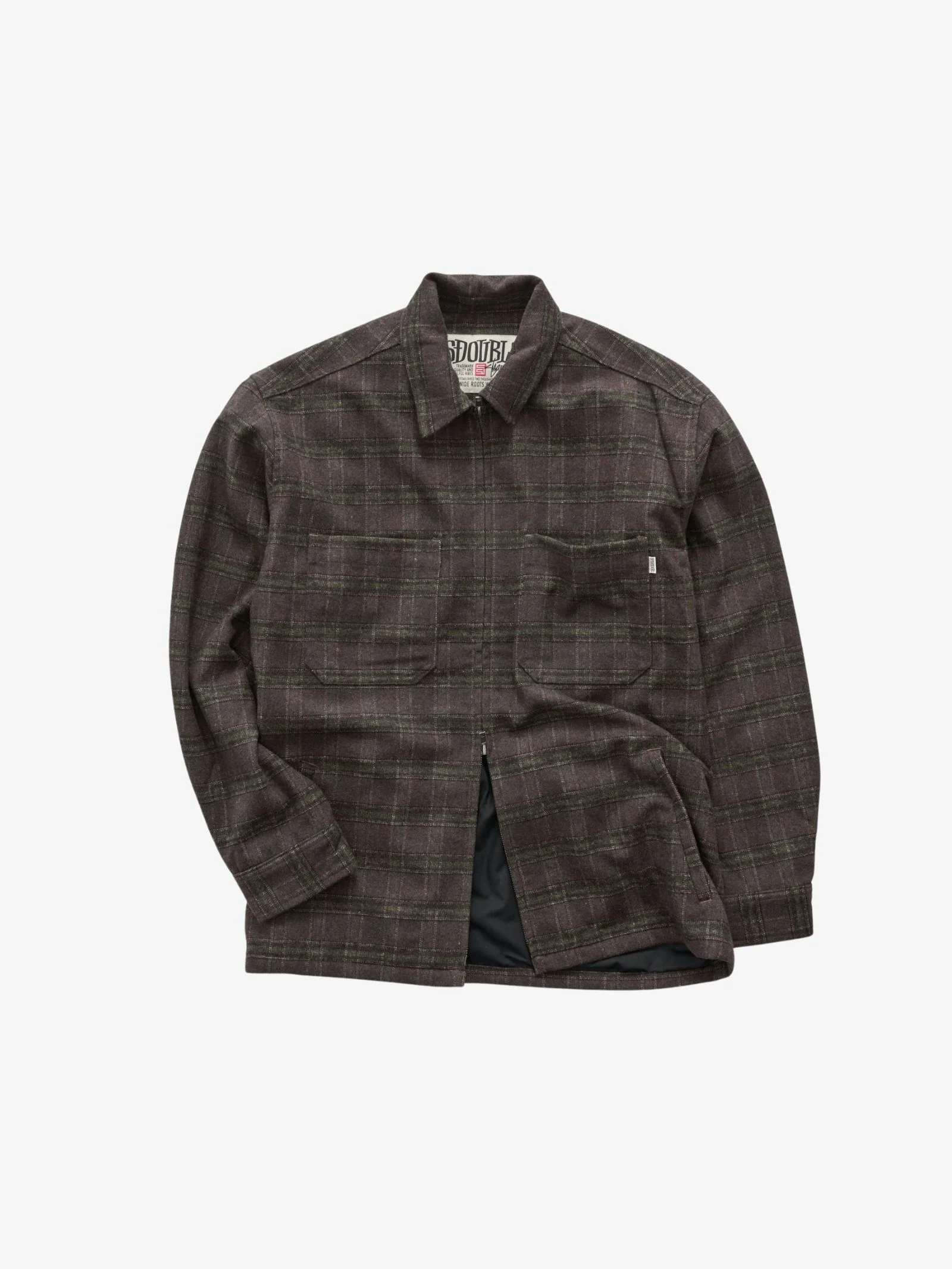 Long Sleeve Zip Thru Shirt