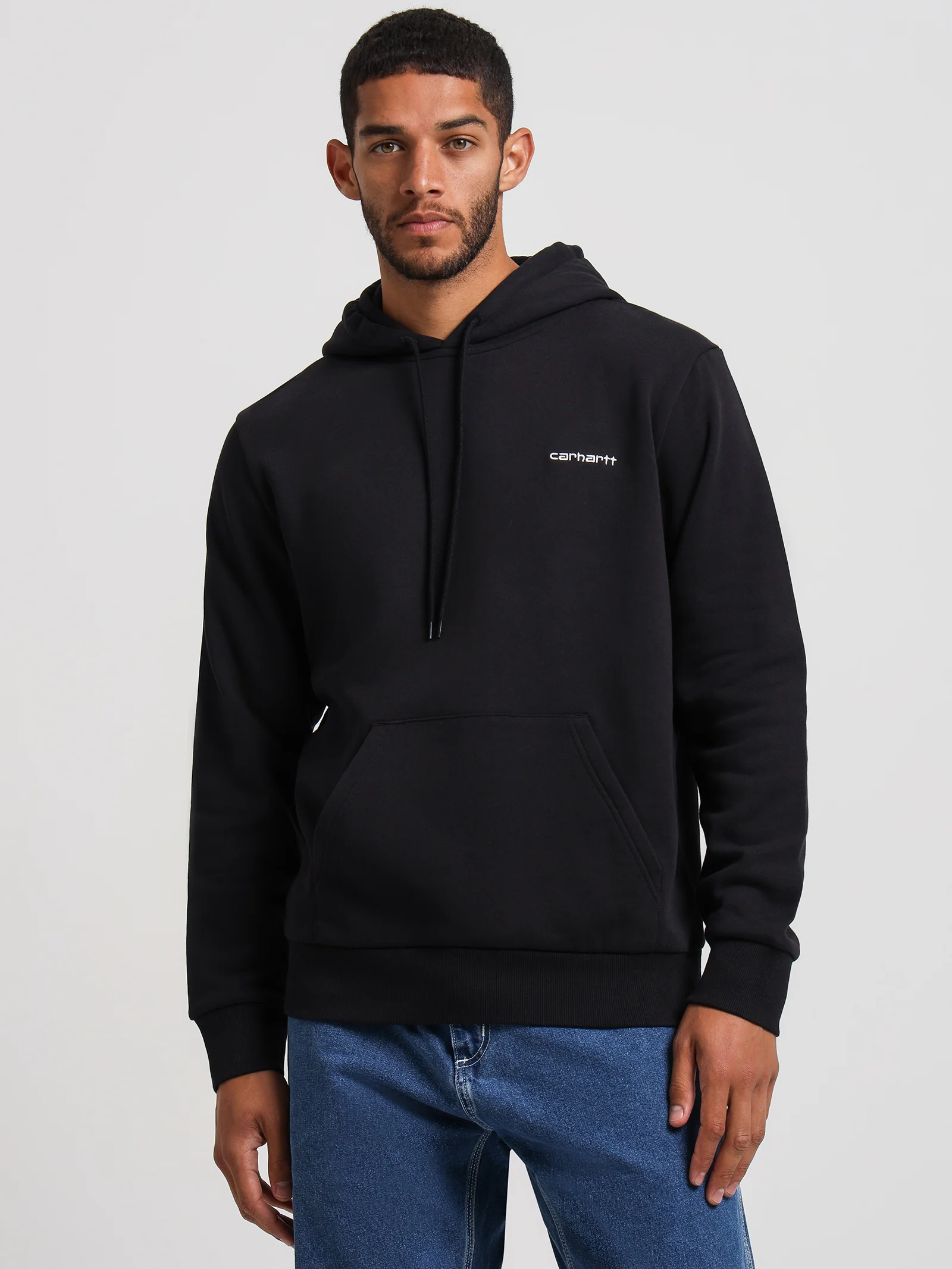 Script Embroidery Hoodie