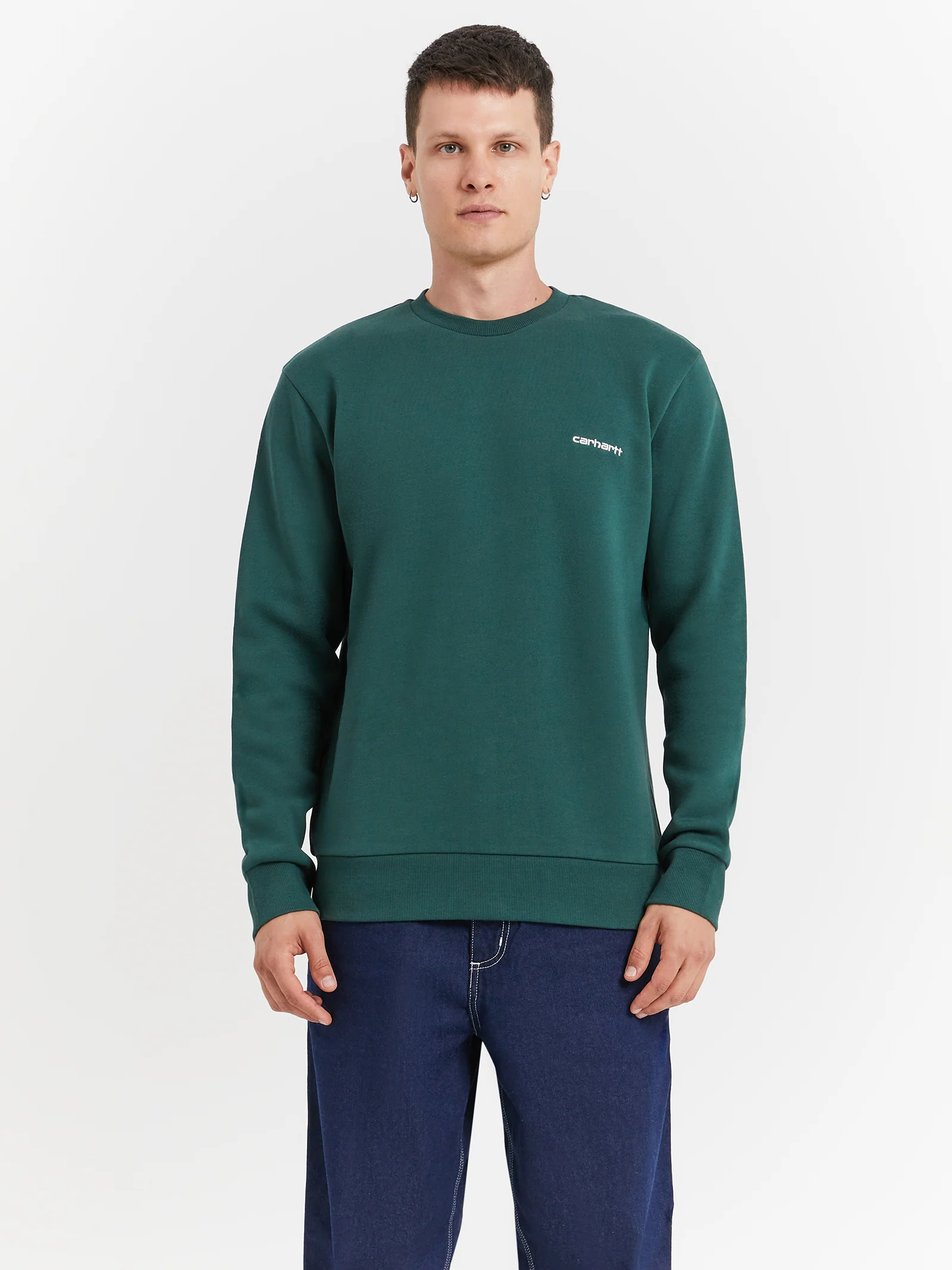 Script Embroidery Sweater