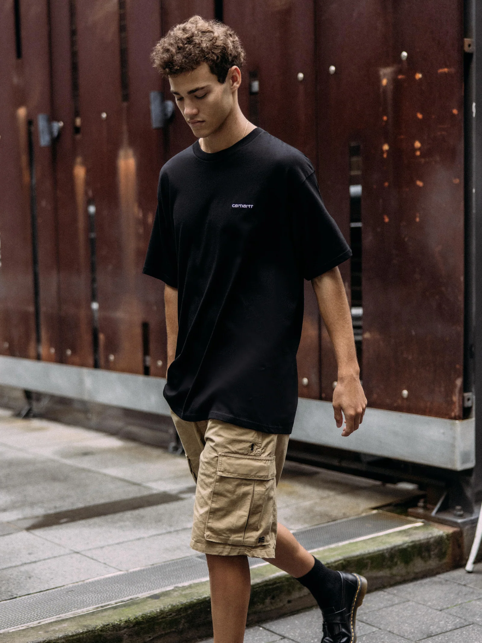 Script Embroidery T-Shirt