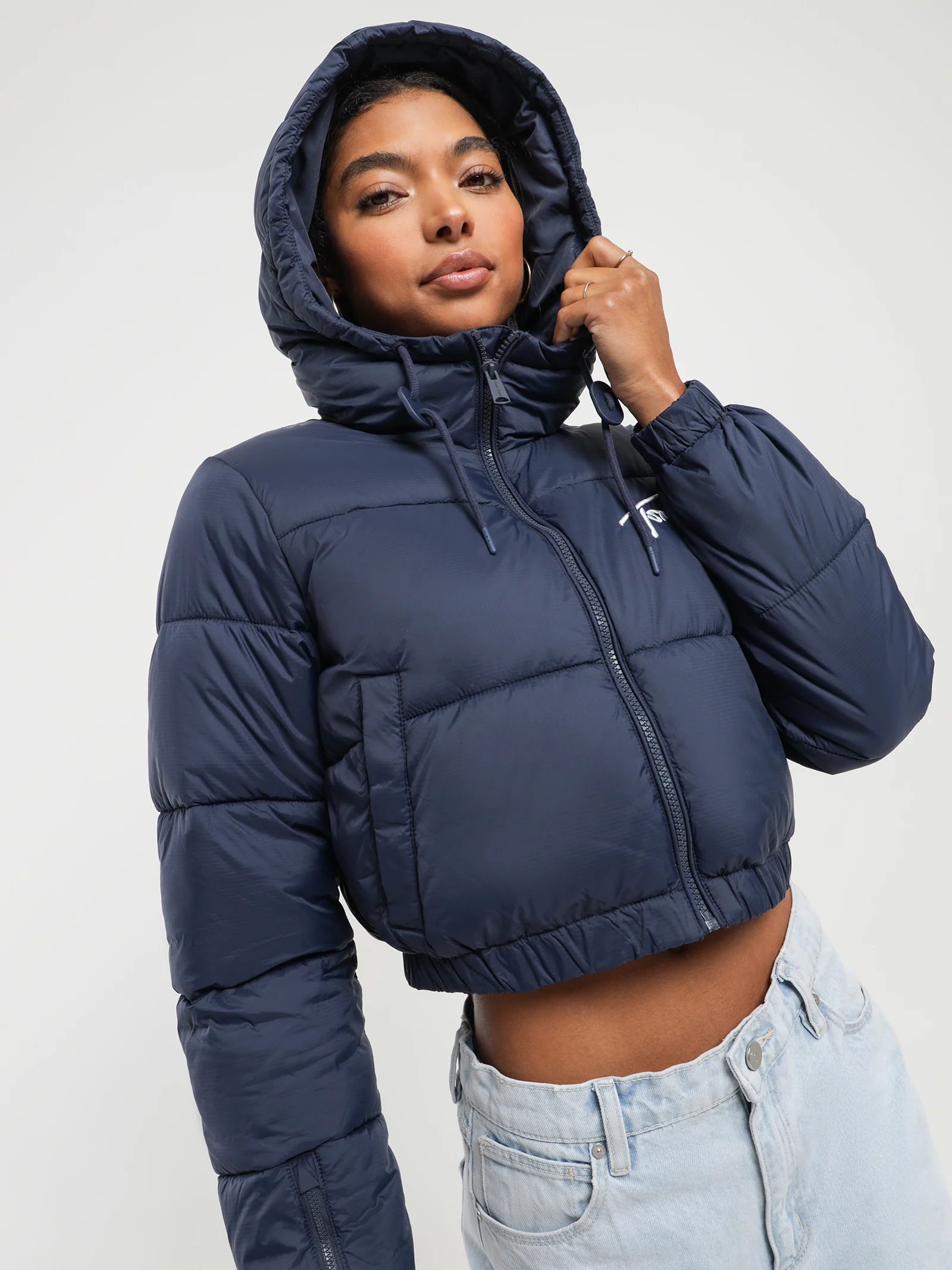 Signature Cropped Puffer