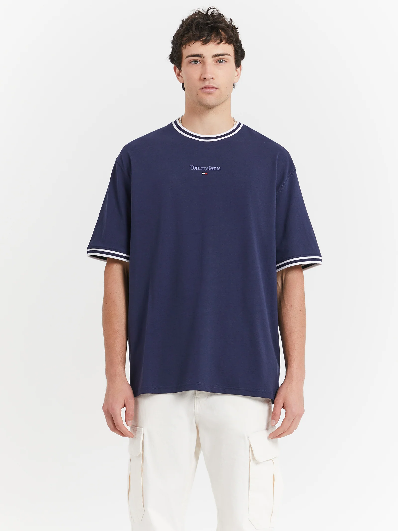 Skater Rib Detail T-Shirt