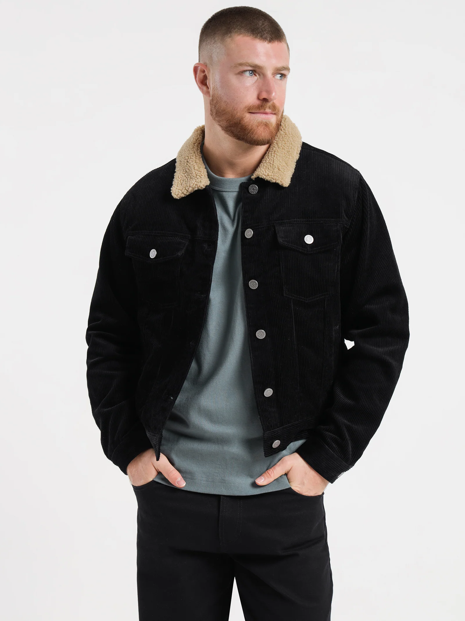 Skylar Cord Sherpa Jacket