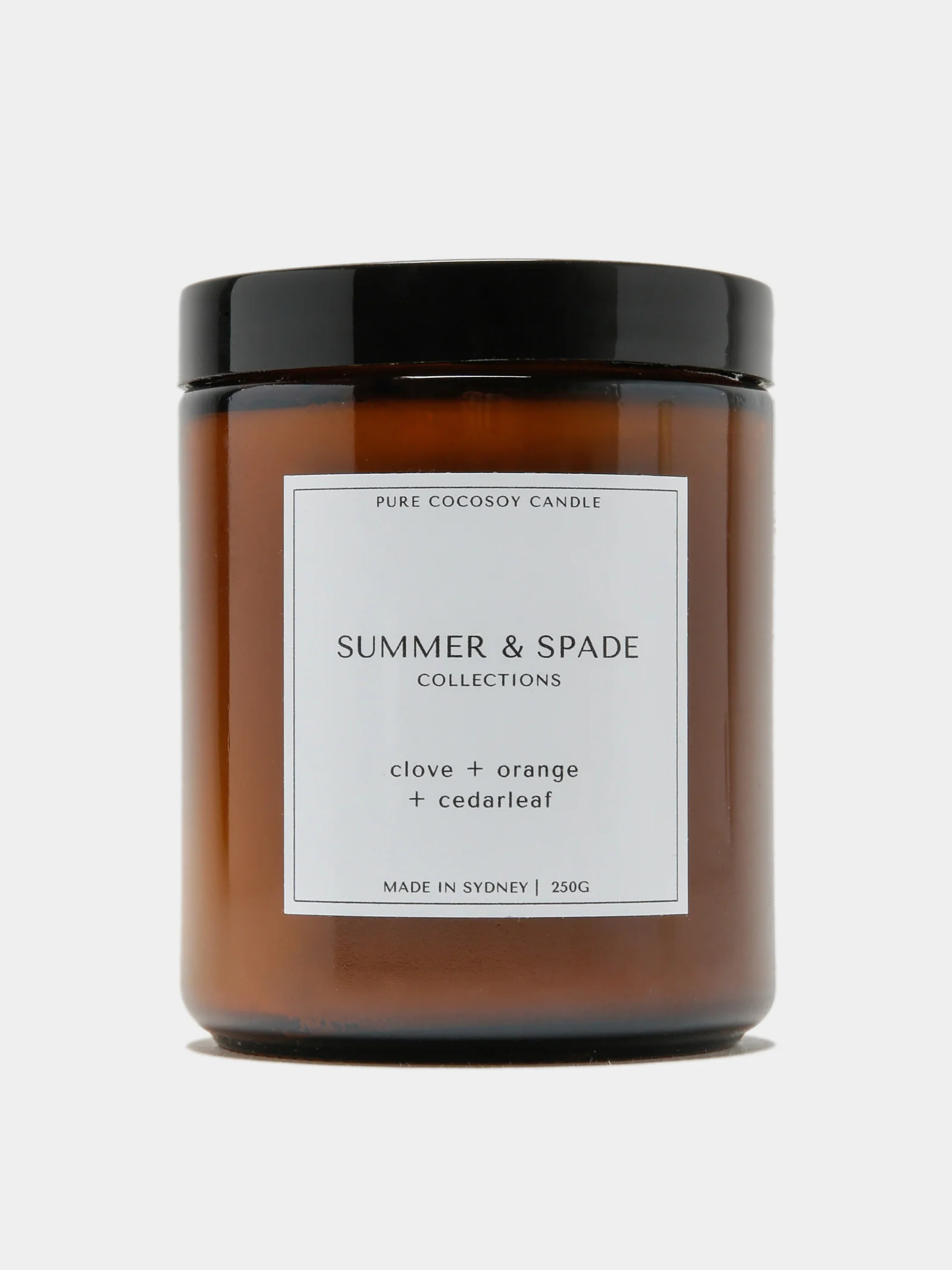 Small Amber Candle