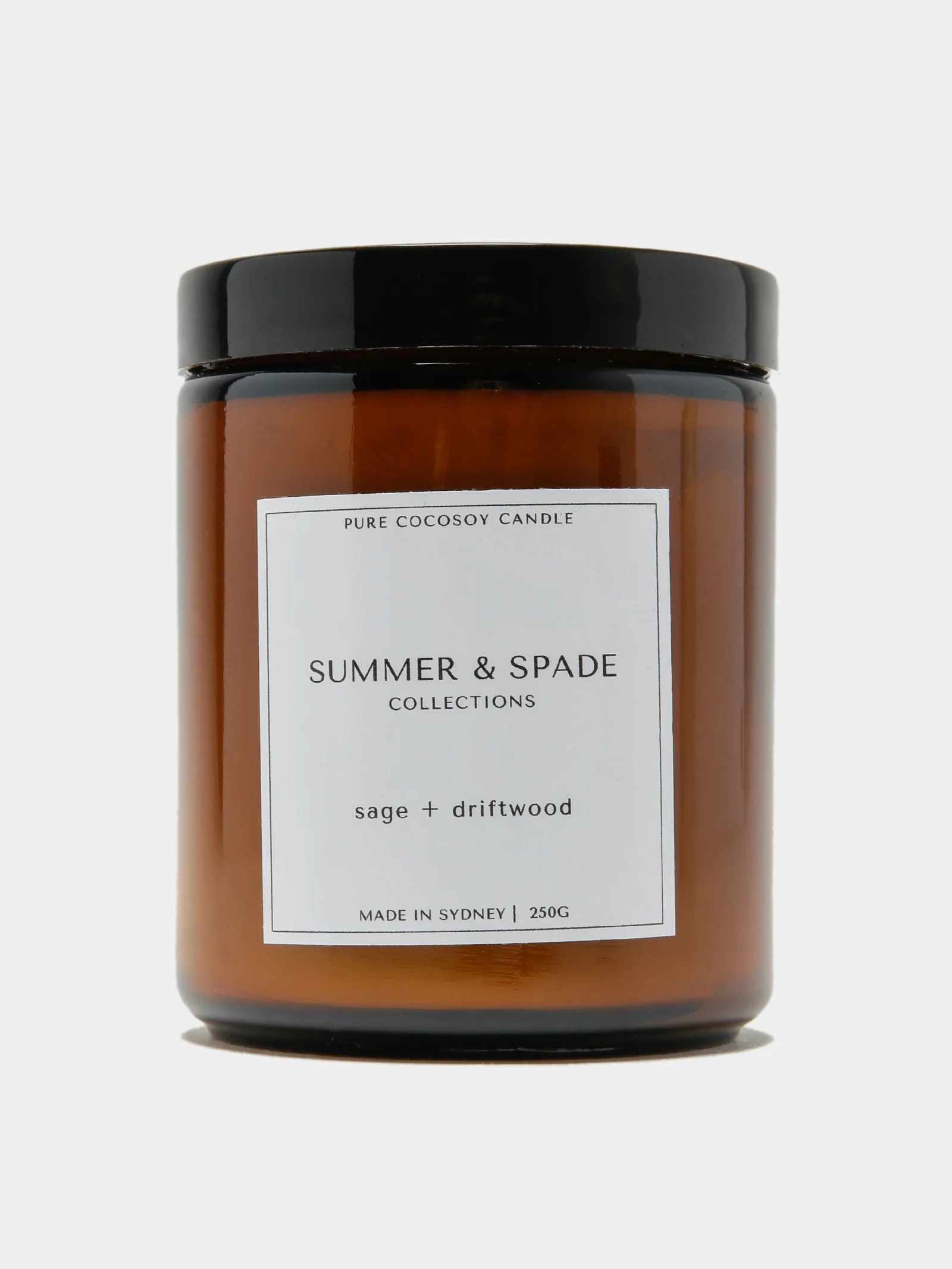Small Amber Candle