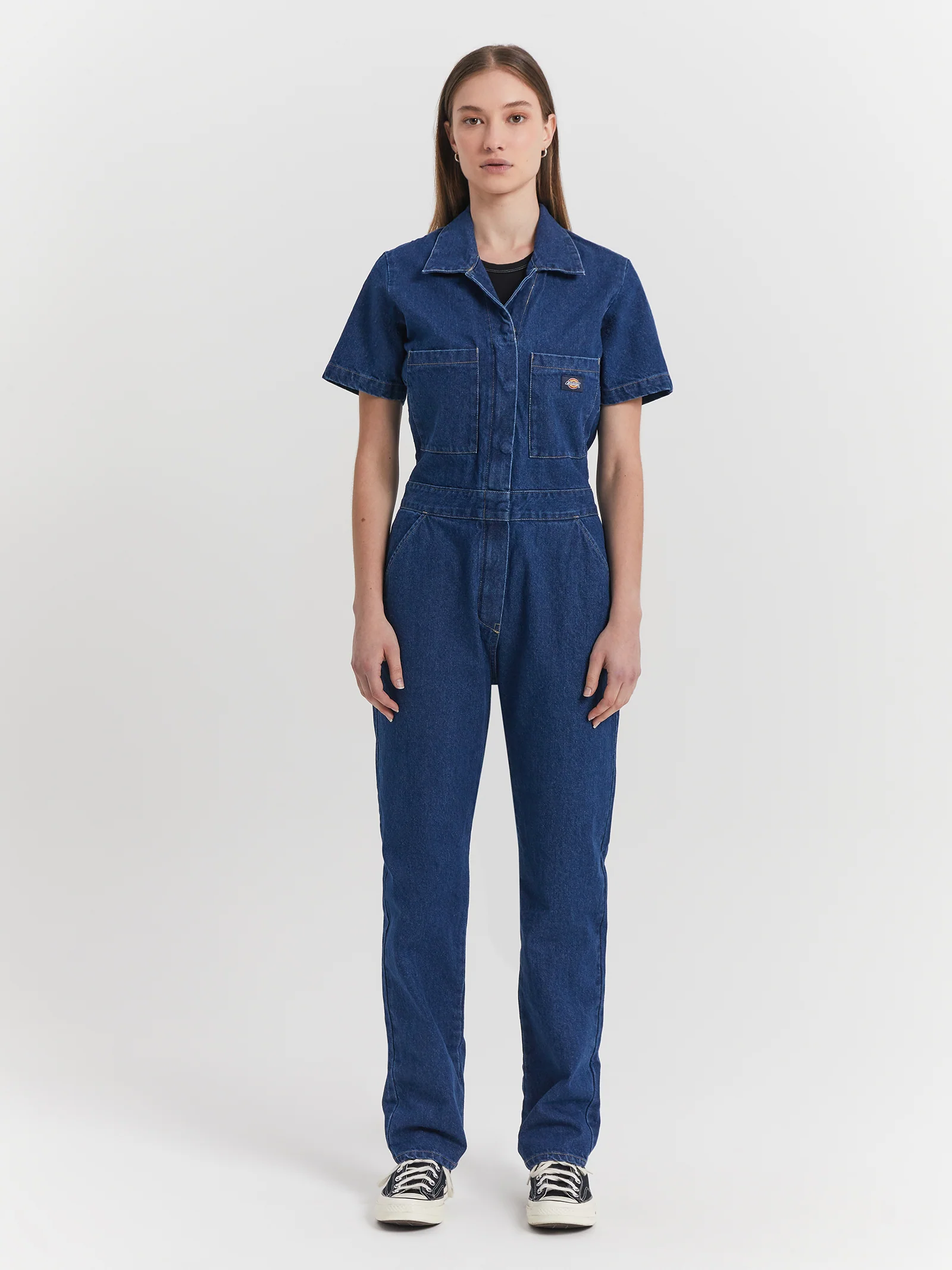 Smithville Denim Short Sleeve Coverall