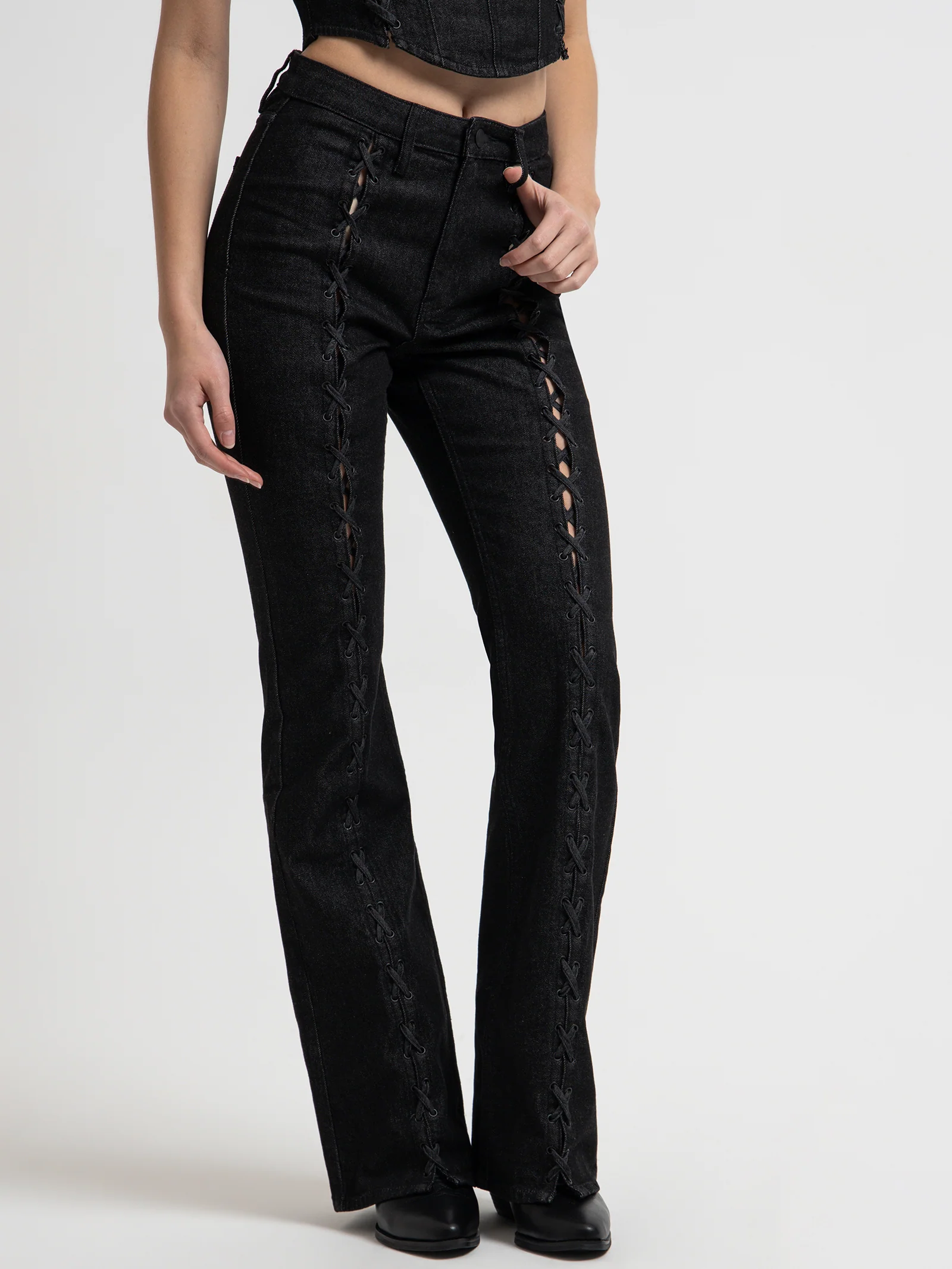 Soho Laced Denim Jeans
