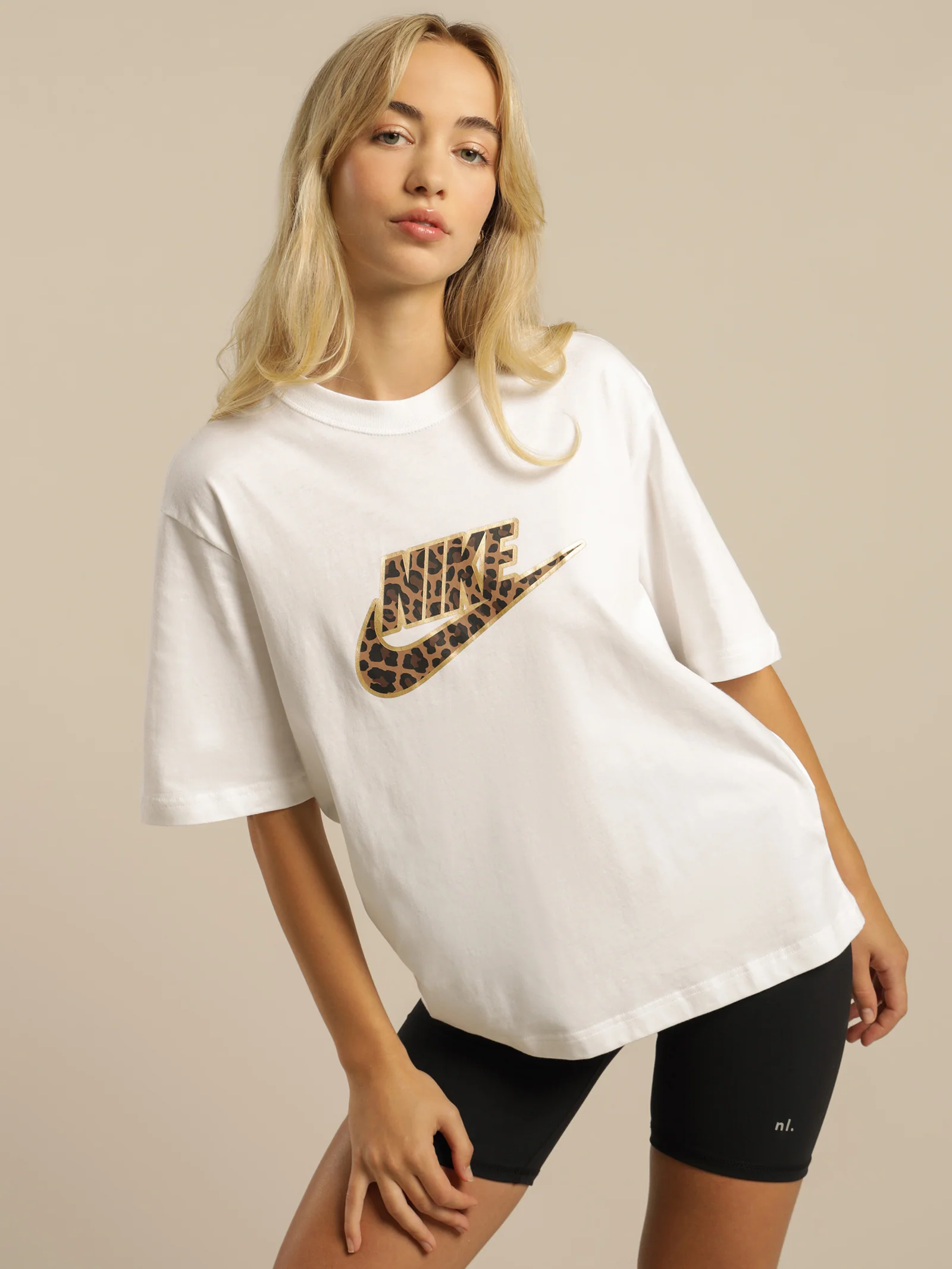 Sportswear T-Shirt Boxy Leopard