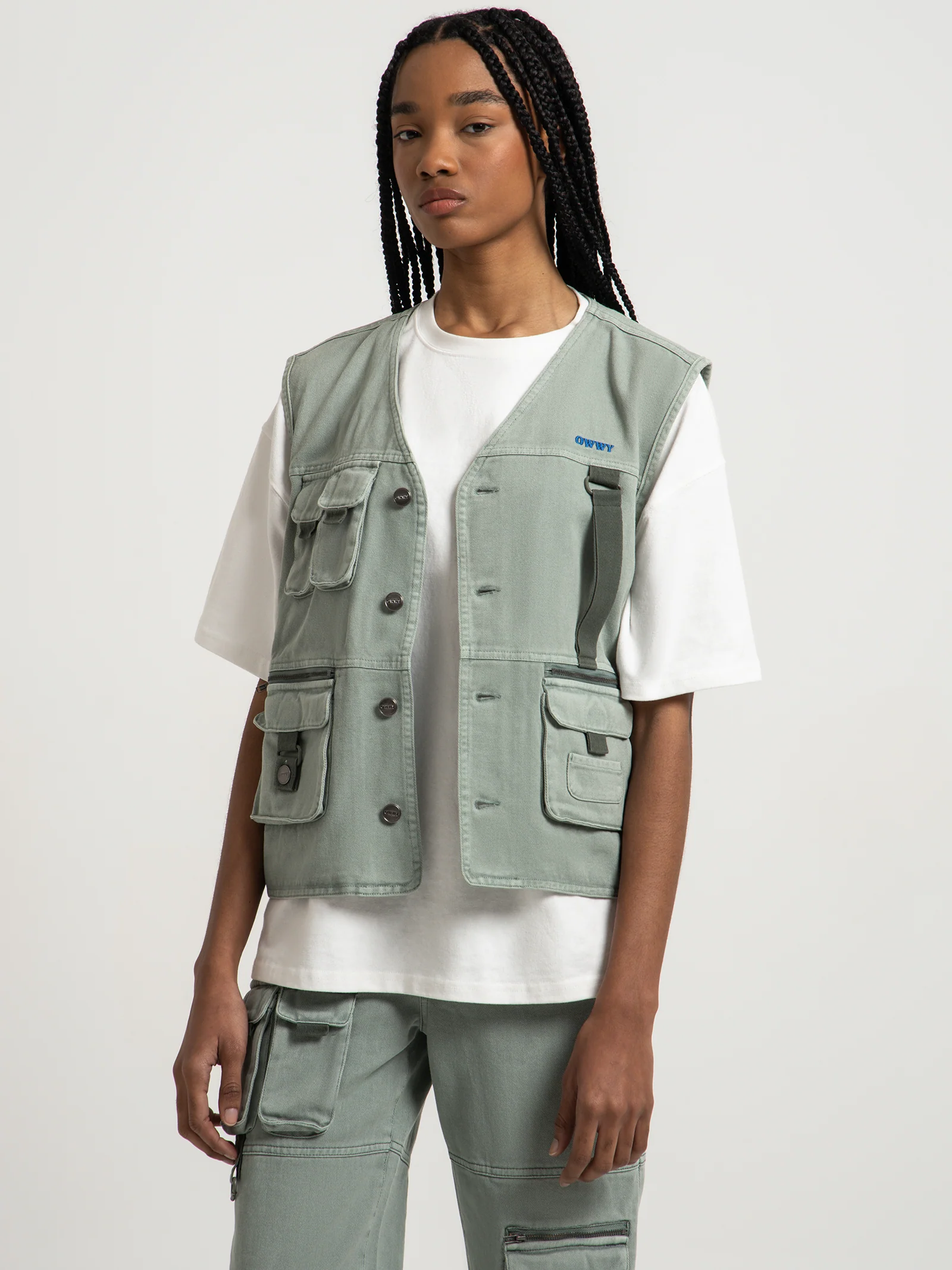 Stamped Owwy Utility Vest
