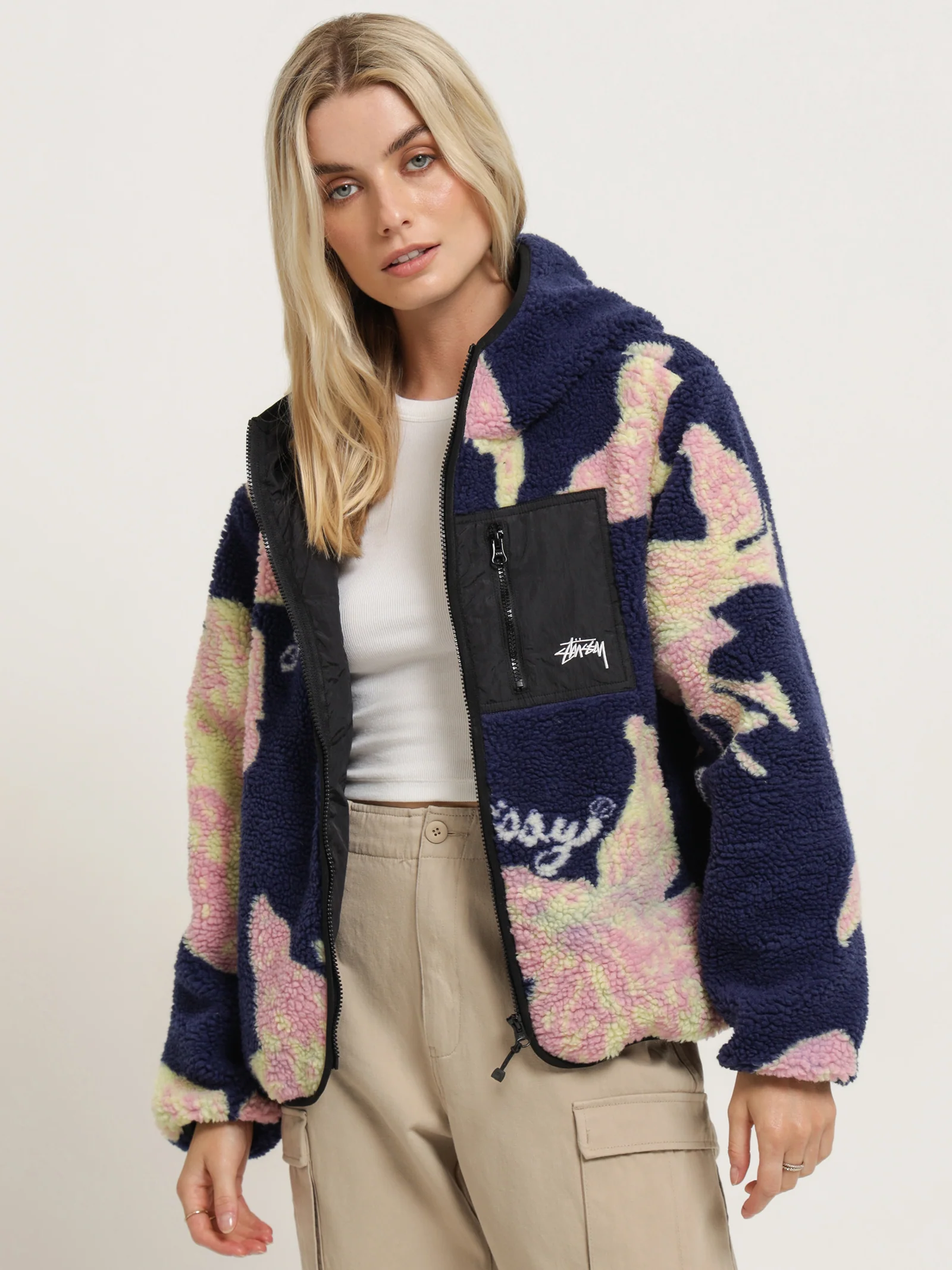 Stock Sherpa Hooded Jacket