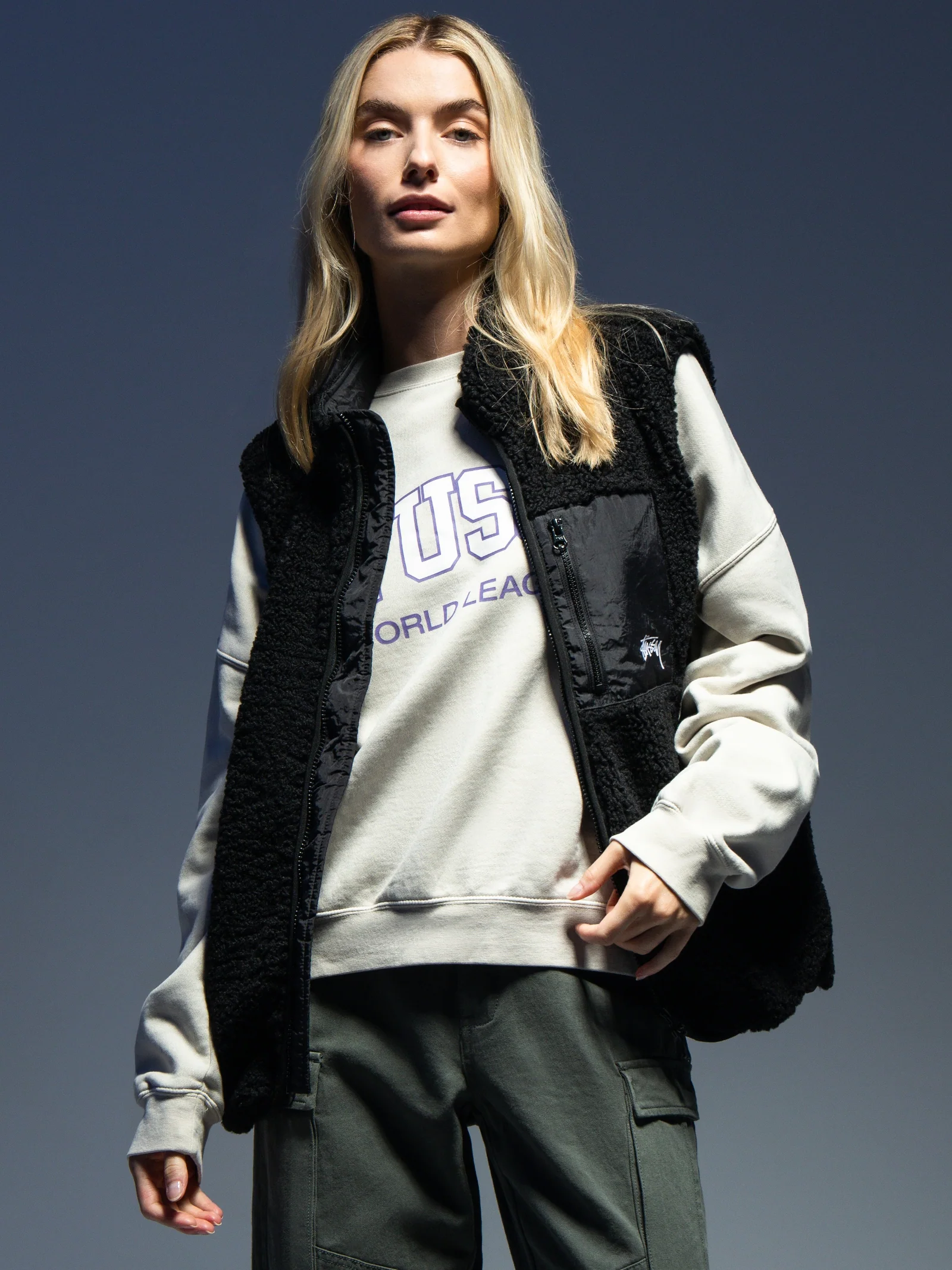 Stock Sherpa Vest