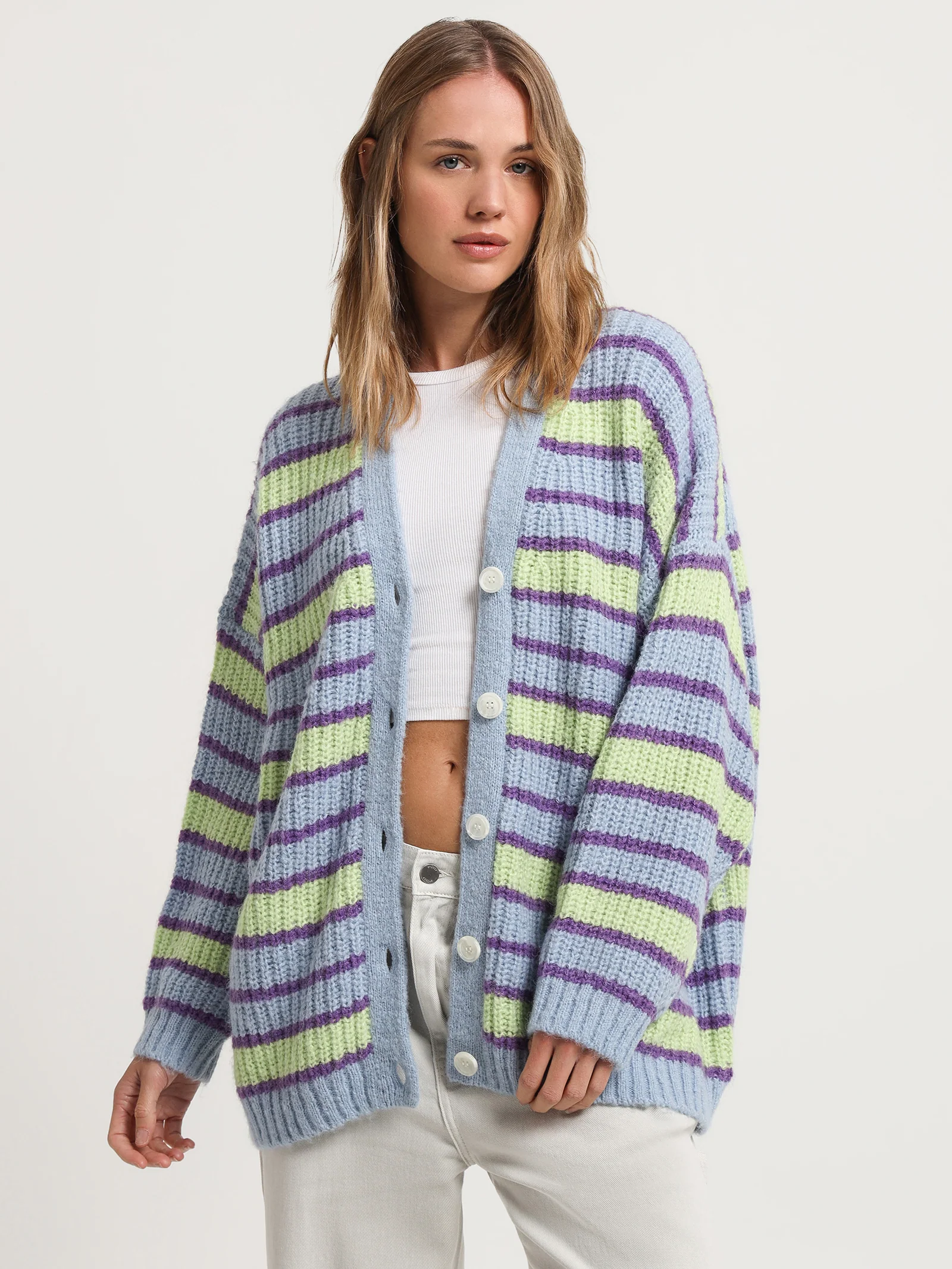 Stripe Cardigan