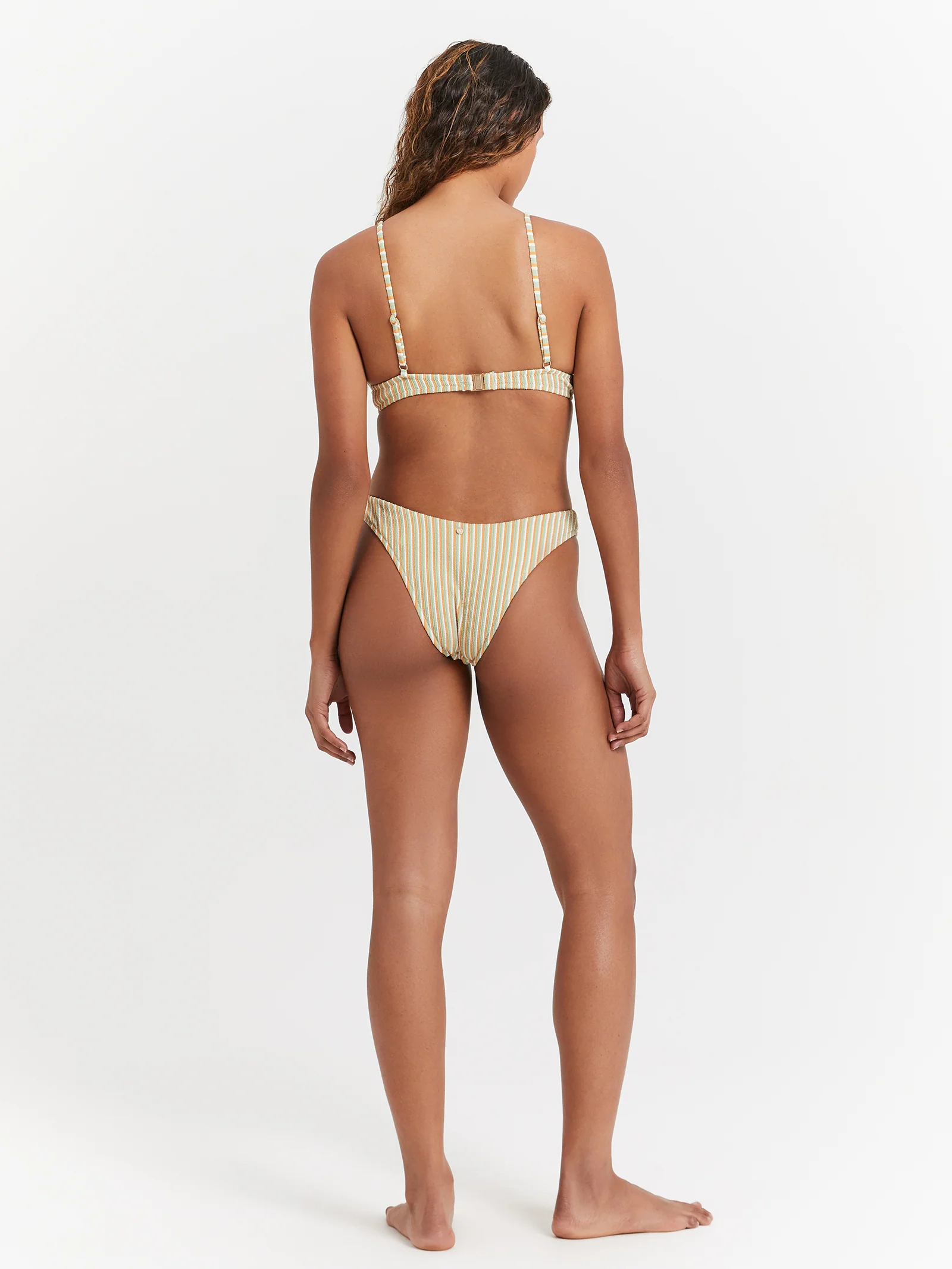 Sunbather Stripe Hi Cut Briefs - Image 5