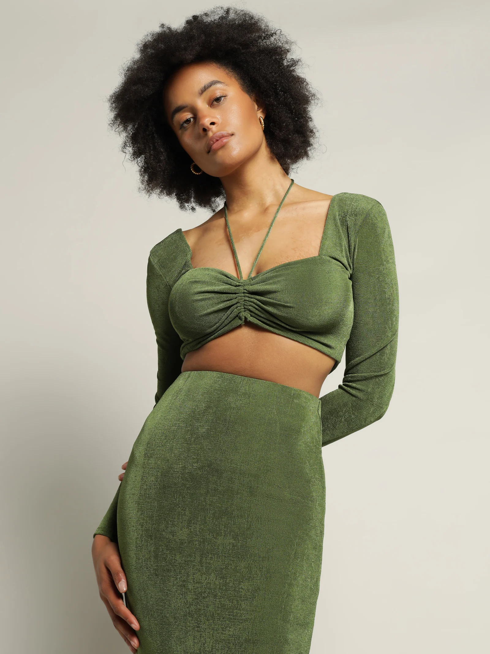 Talia Tie Front Top