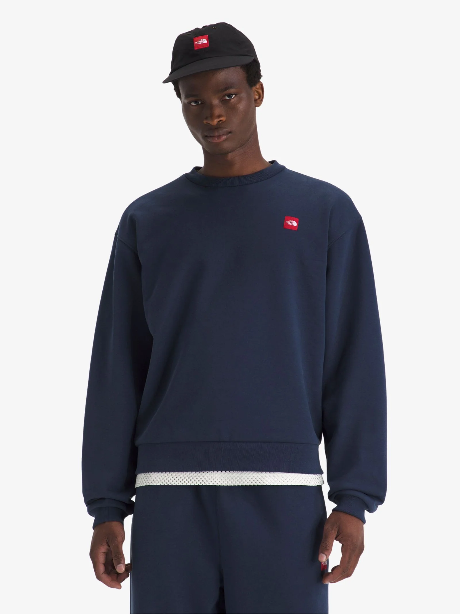 Men's Red Box Crew