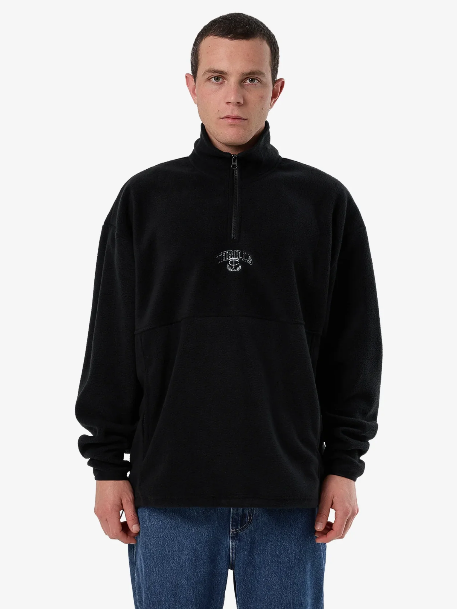 Legacy Wreath Quarter Zip Polar Fleece