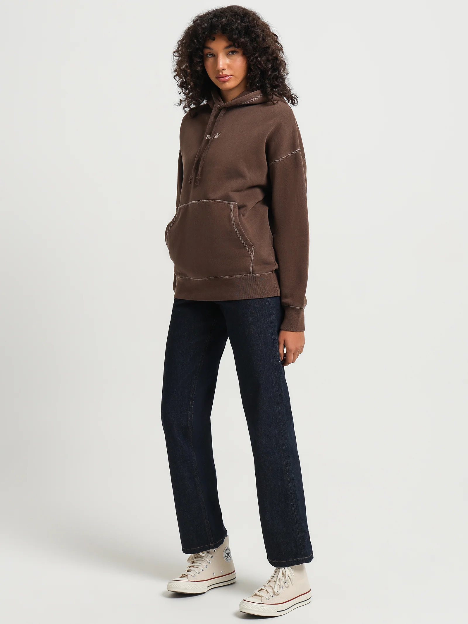 Thrills Workwear Embroidered Fleece Hoodie - Image 4