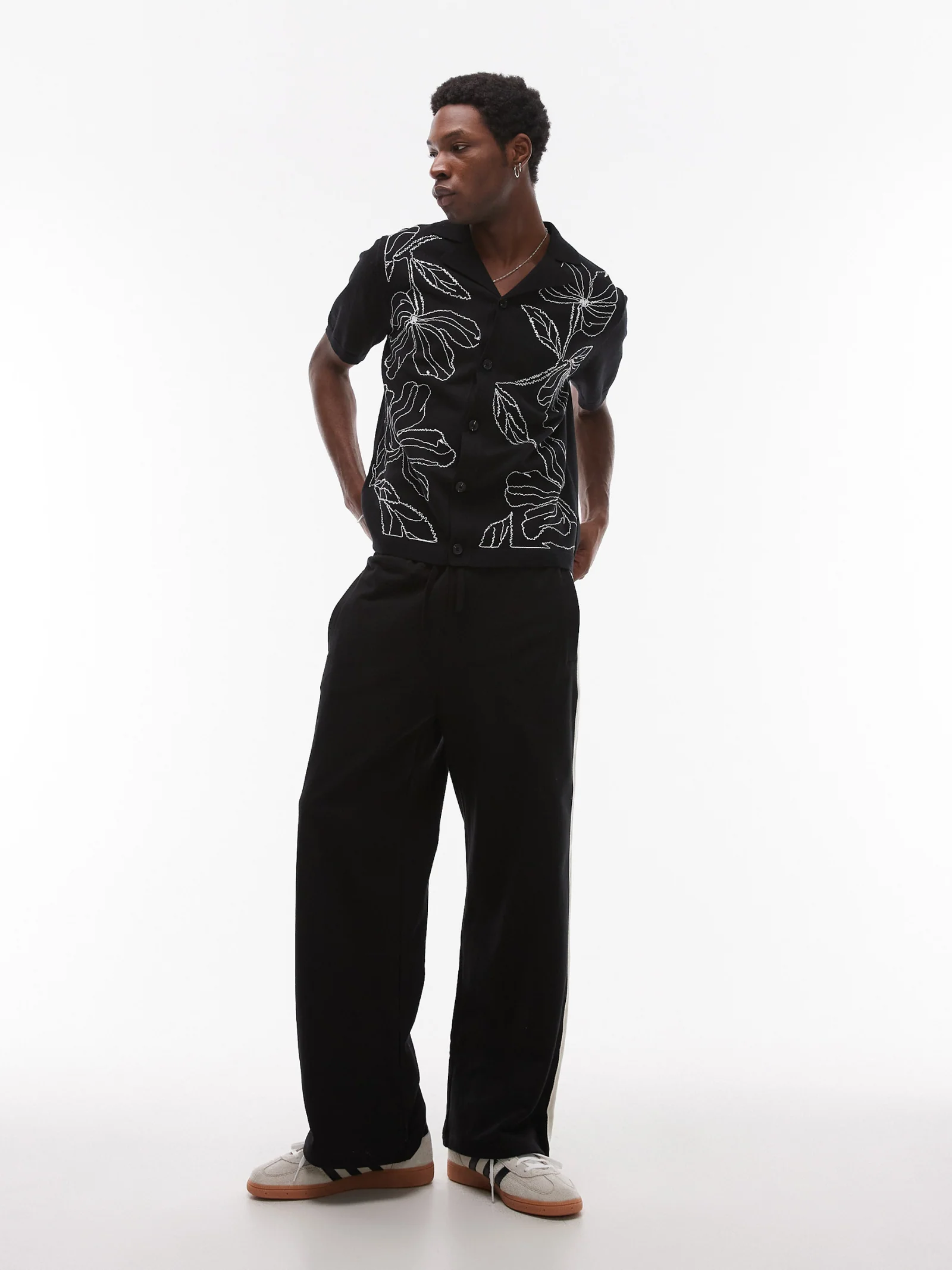Embroidered Knitted Shirt