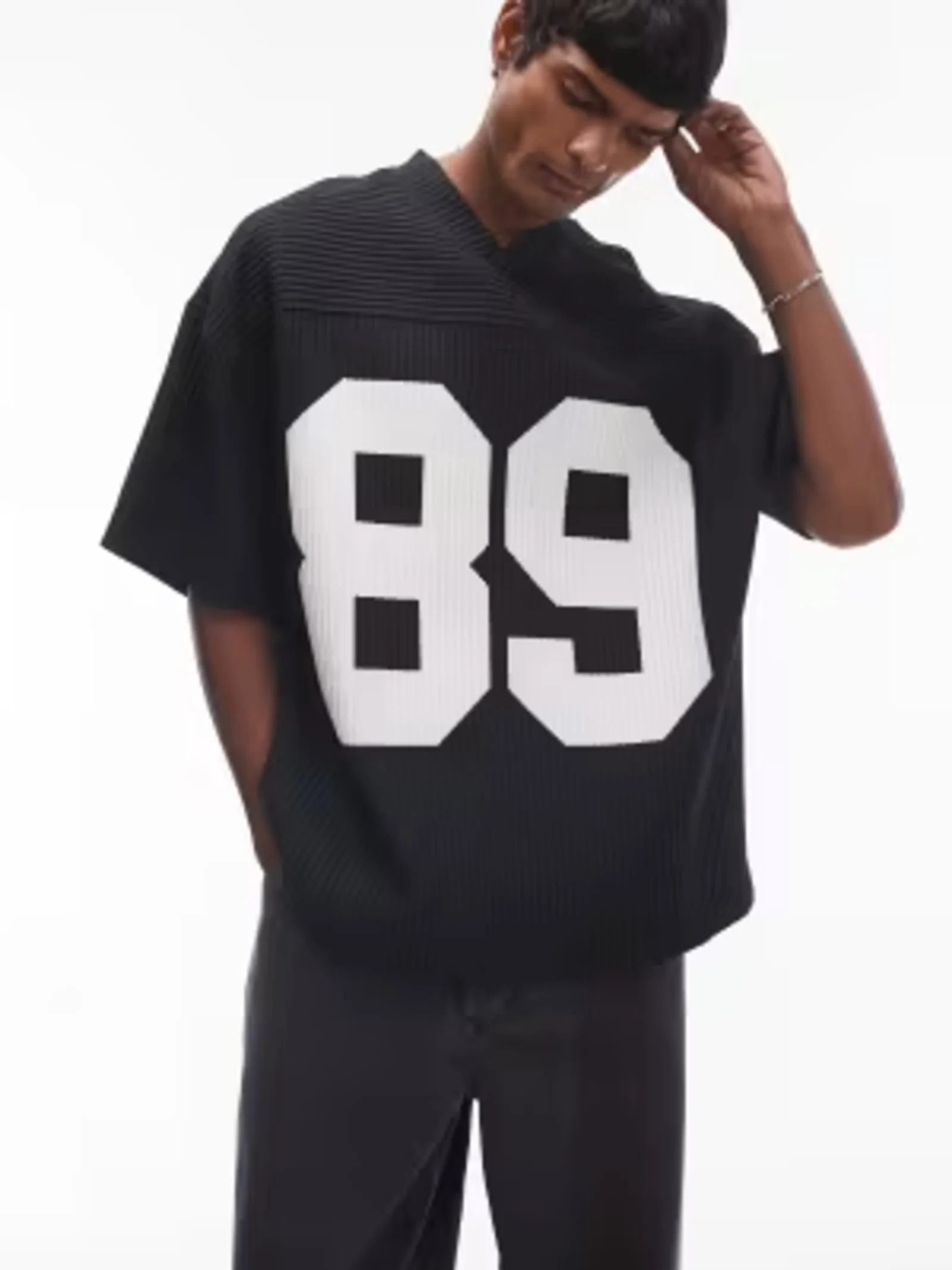 Oversized Plisse Tee