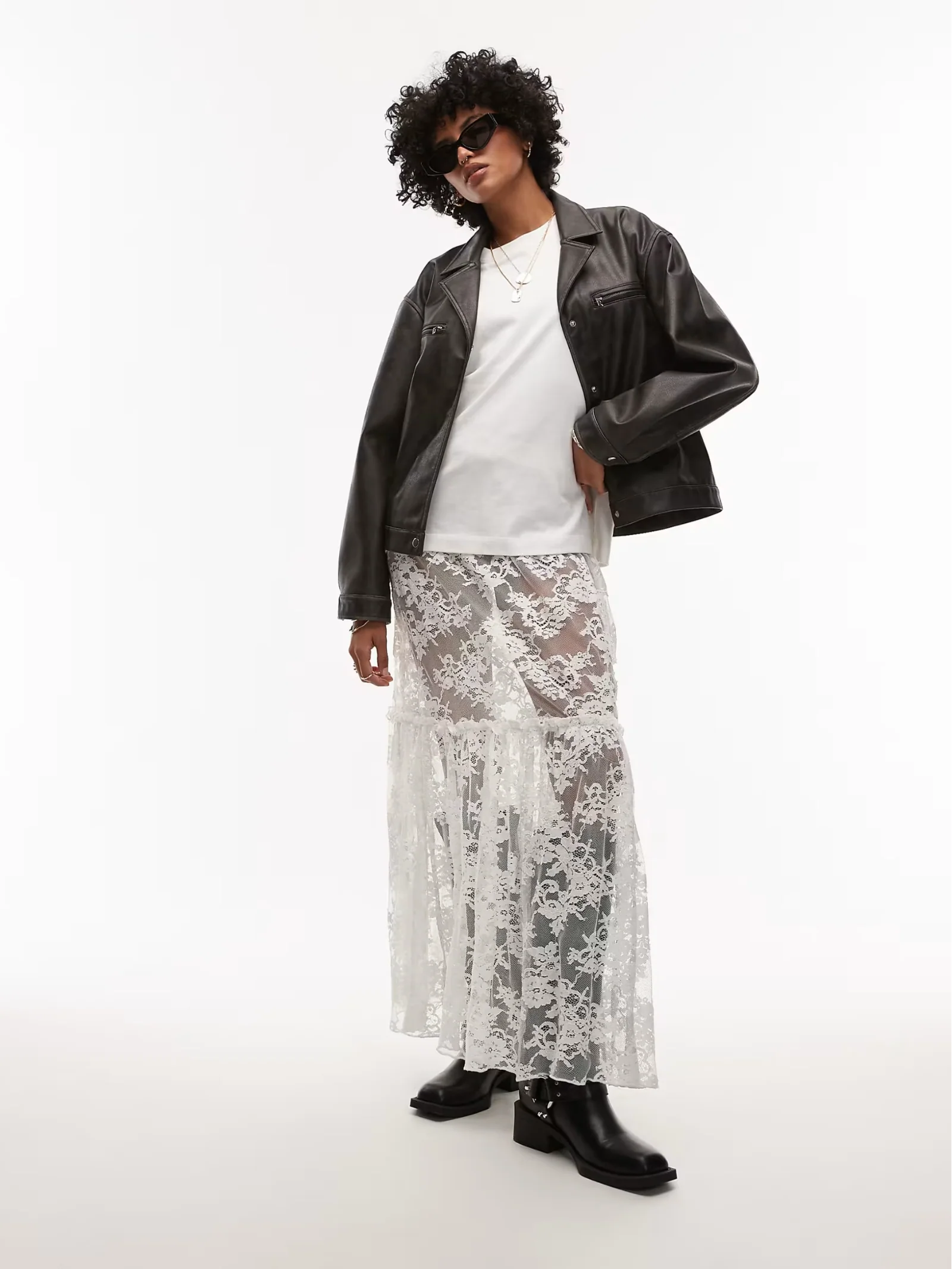 Faux Leather Jacket