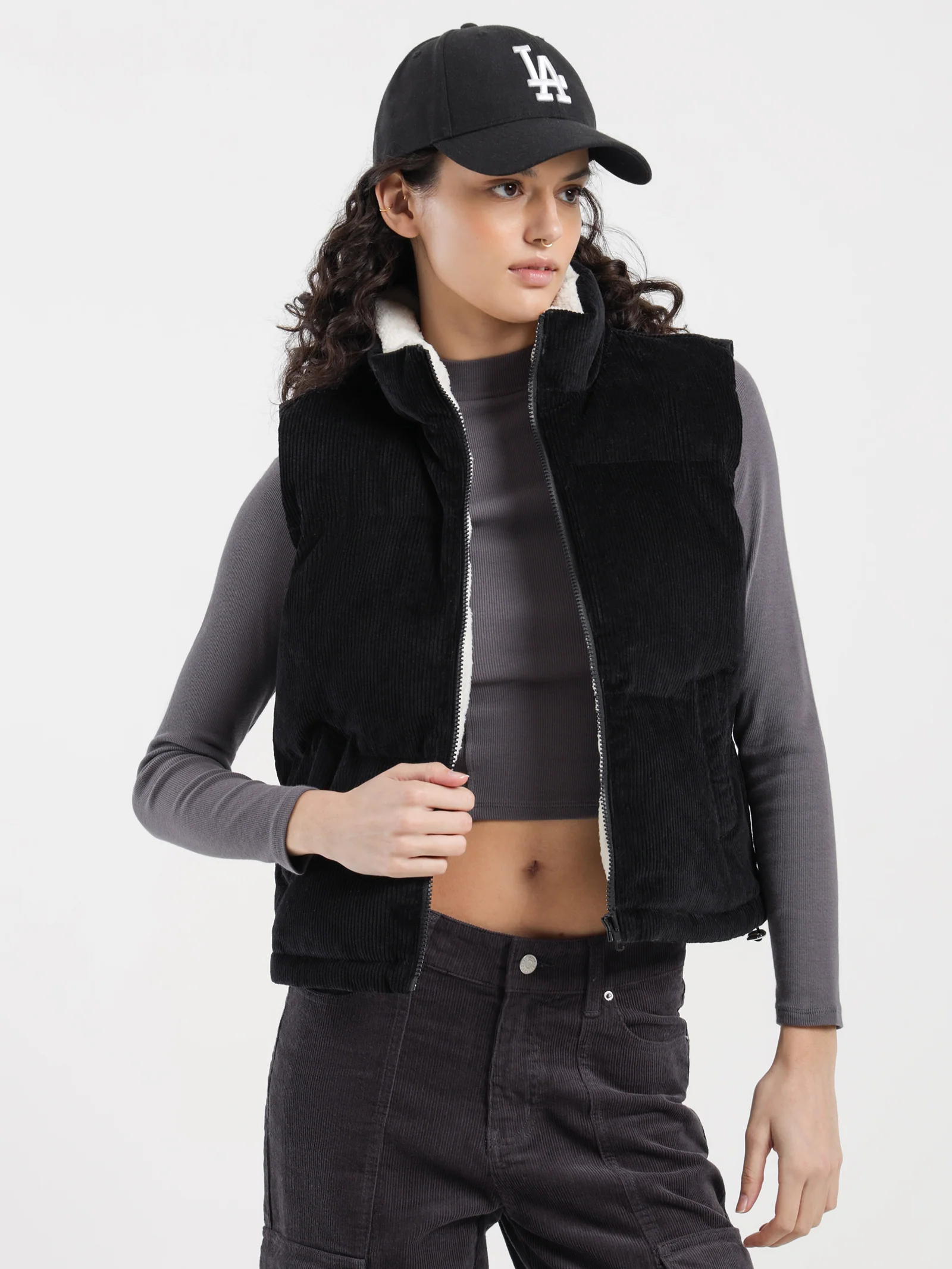 Tyler Cord Puffer Vest