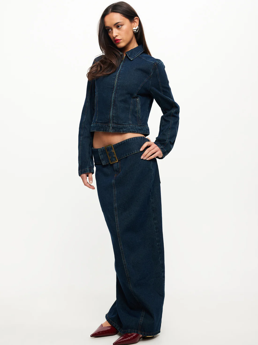 Uma Denim Midi - Image 2