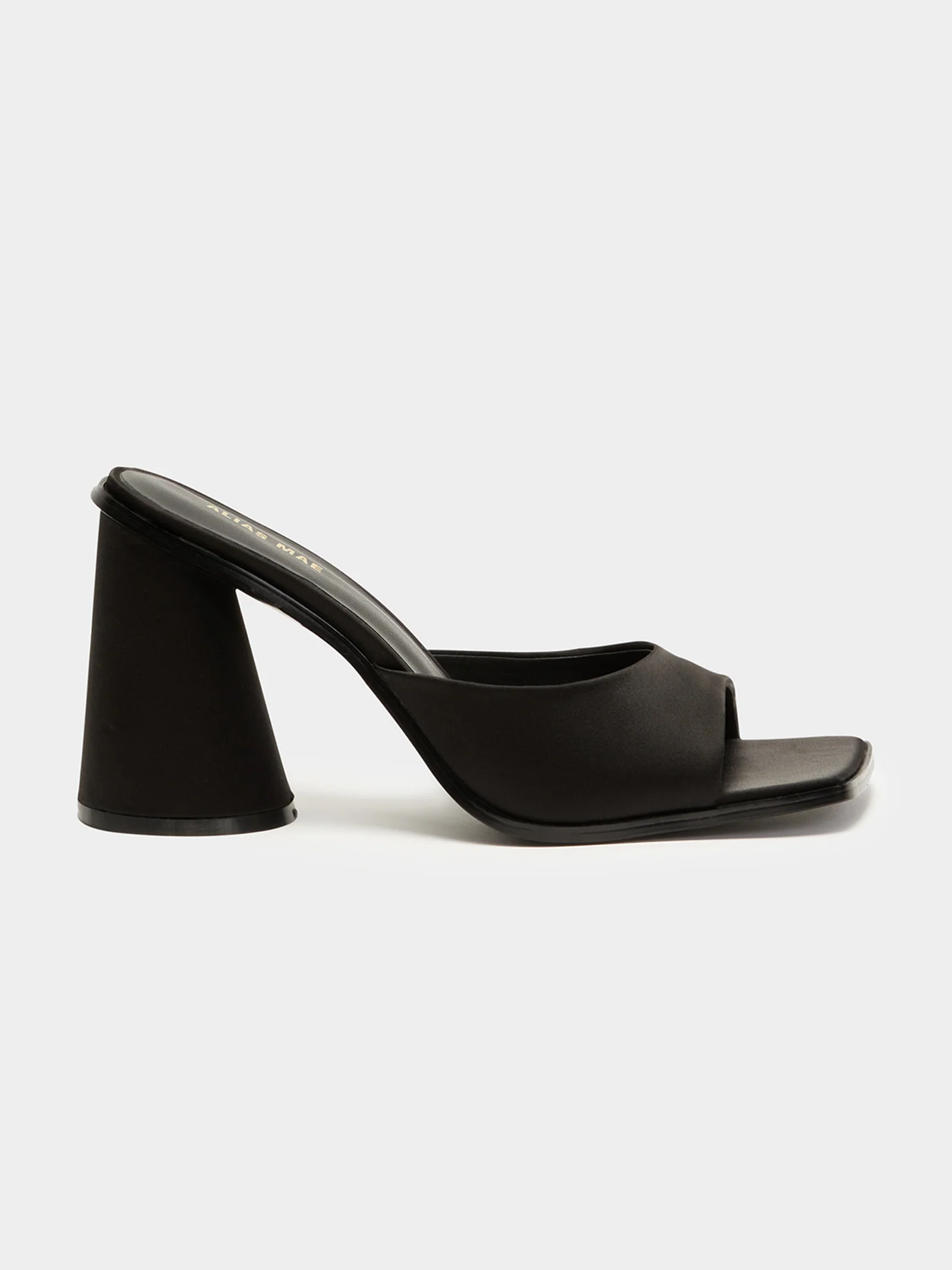 Valli Satin Mule Heels