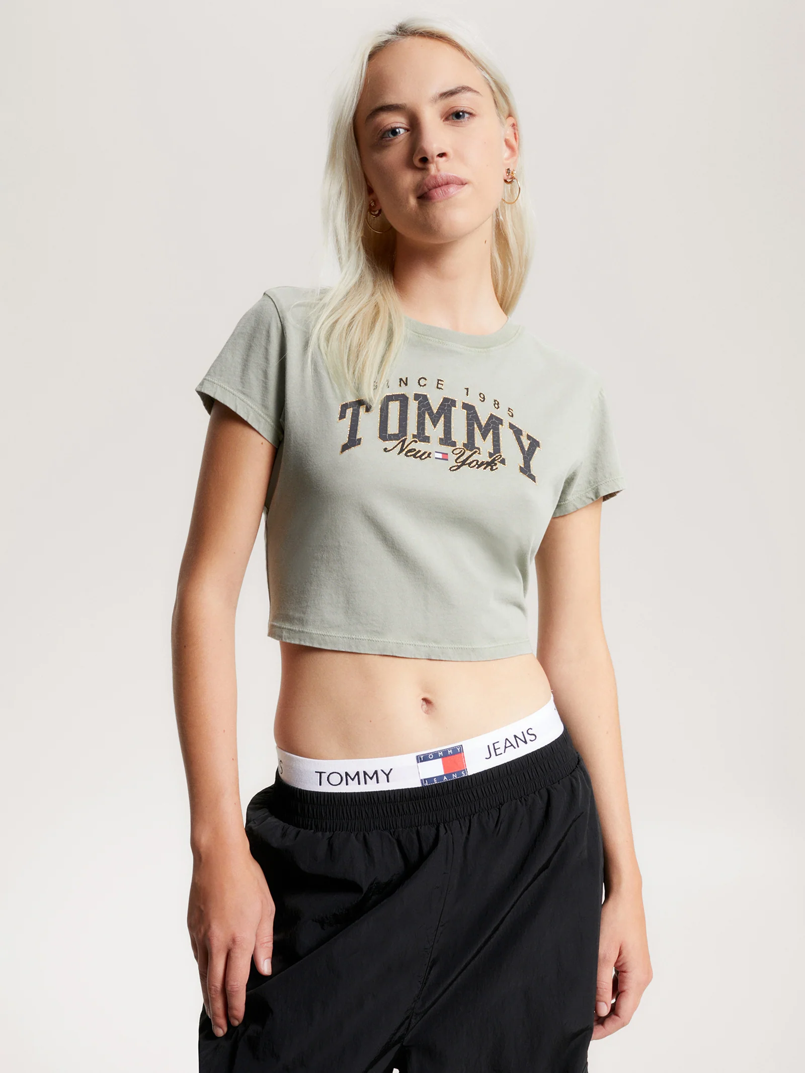 Varsity Logo Cropped Fit Baby T-Shirt