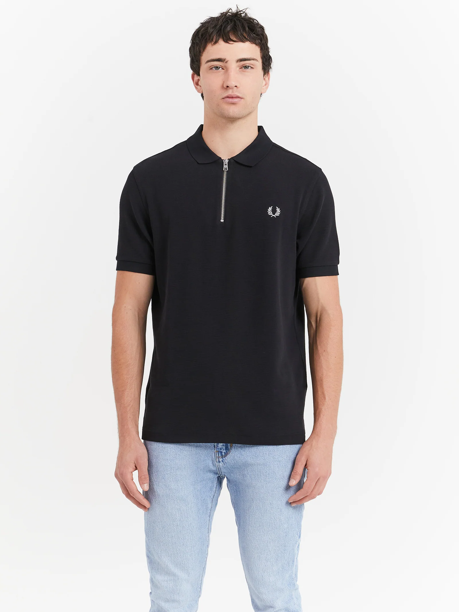 Waffle Textured Polo