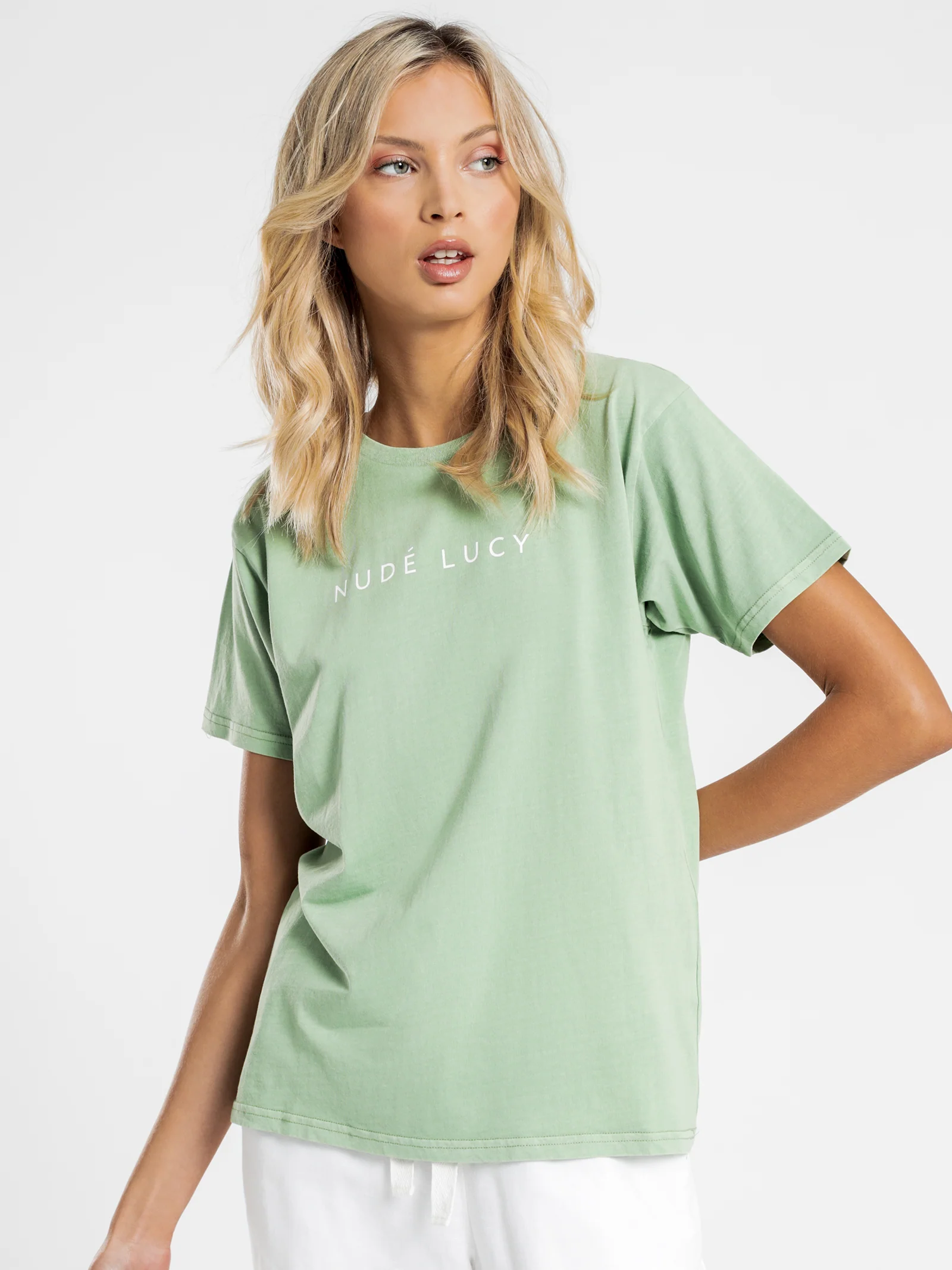 Washed Slogan T-Shirt