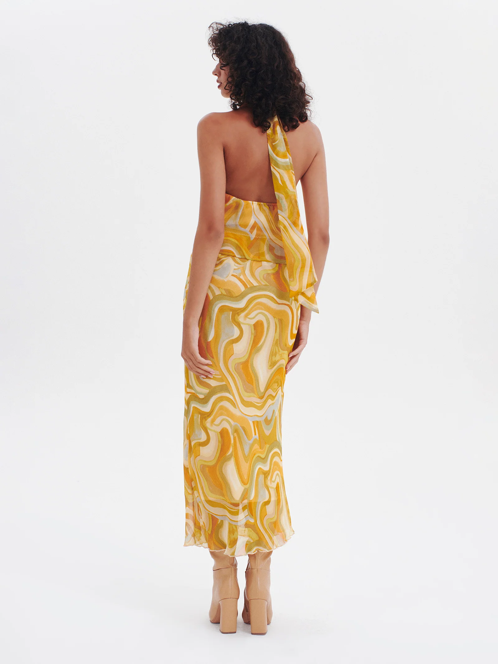 Wavy Baby Midi Skirt - Image 5