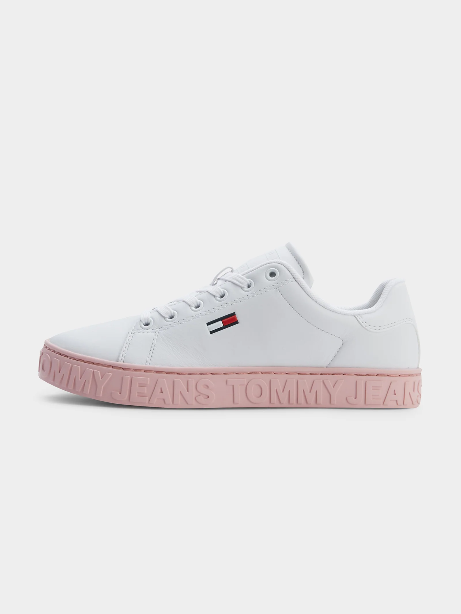 Womens Embossed Logo Cupsole Trainers